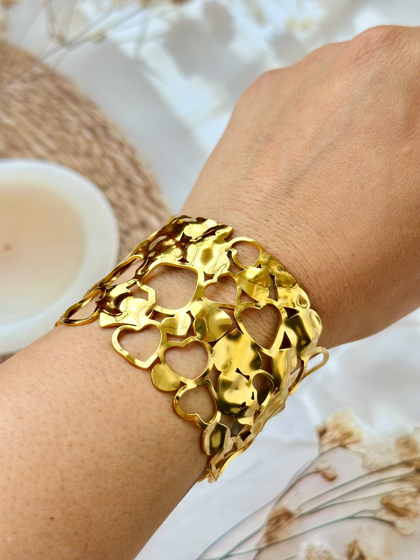 Sugar heart - Anti tarnish bracelets