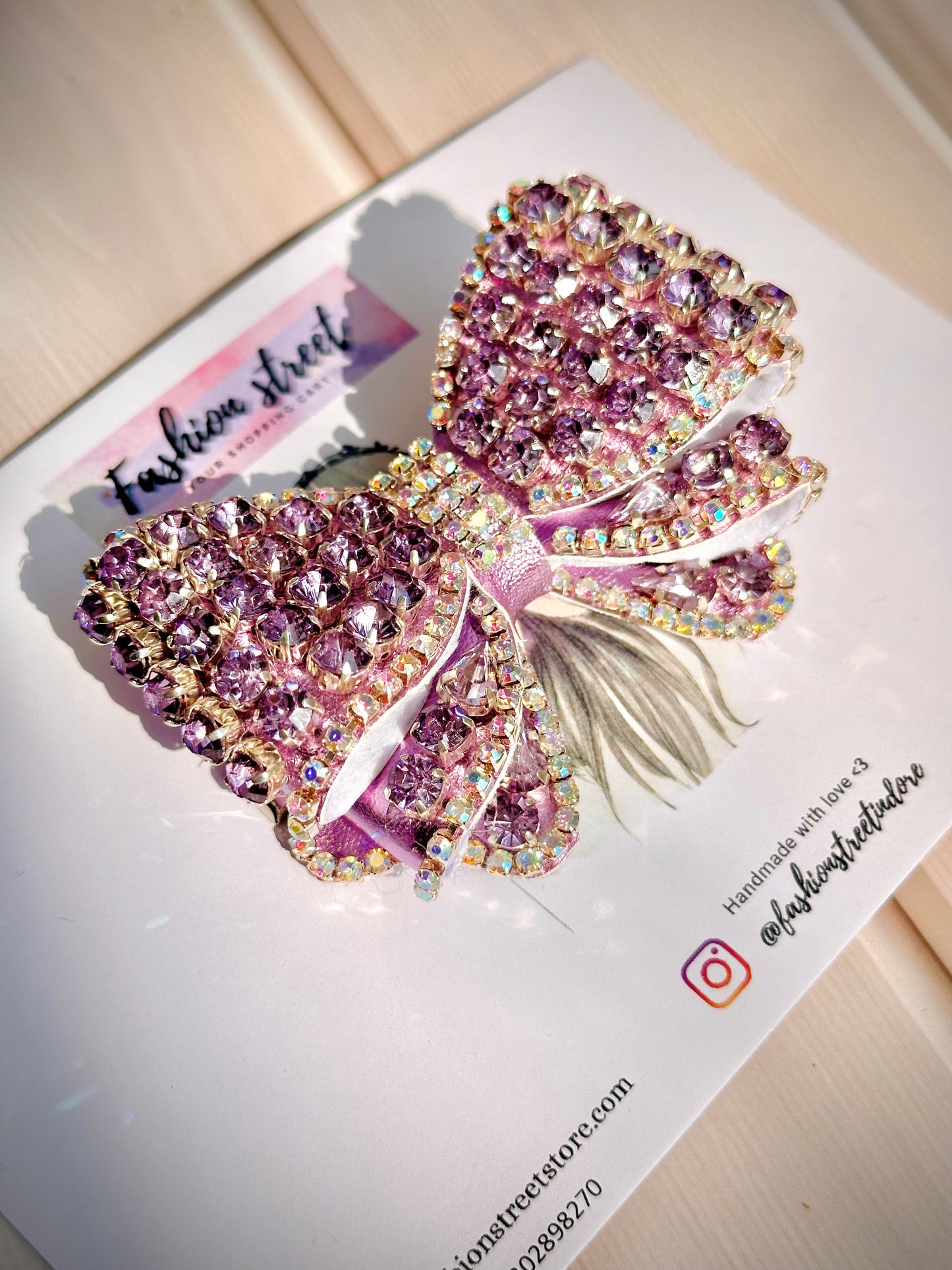 Amaranta - Bejewelled Bow