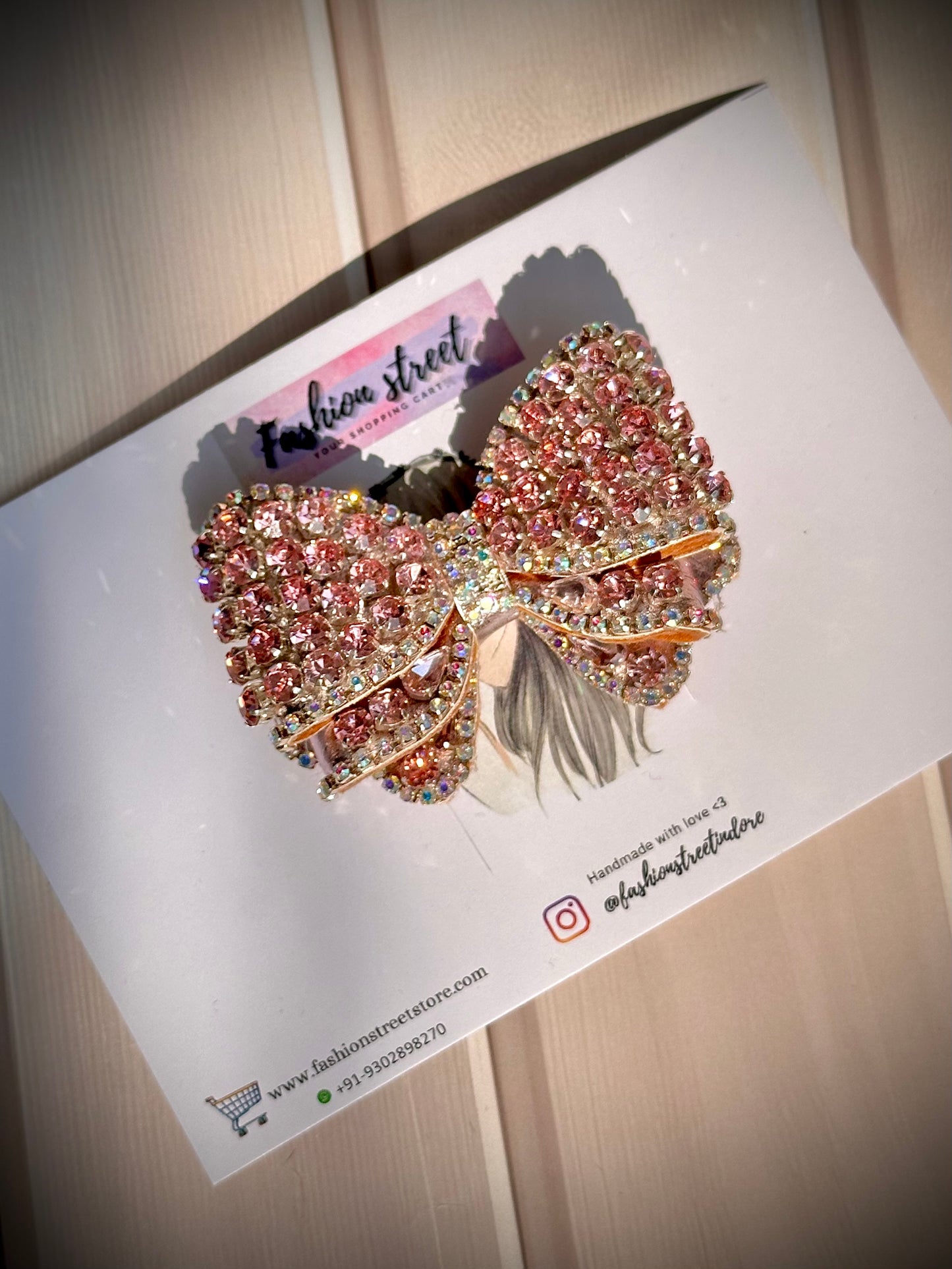 Cherise - Bejewelled Bow