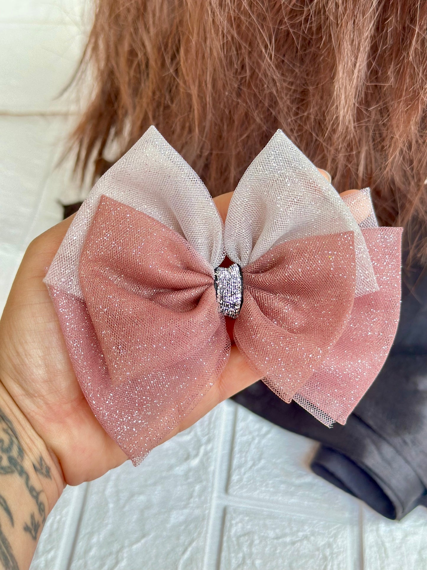 Zoey - Shimmer butterfly bow
