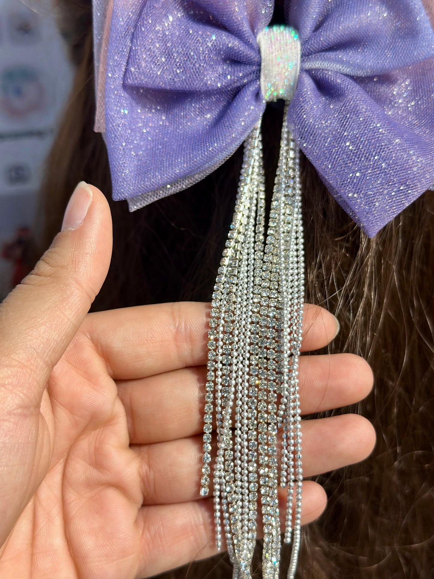 Francesca - Rhinestone bow