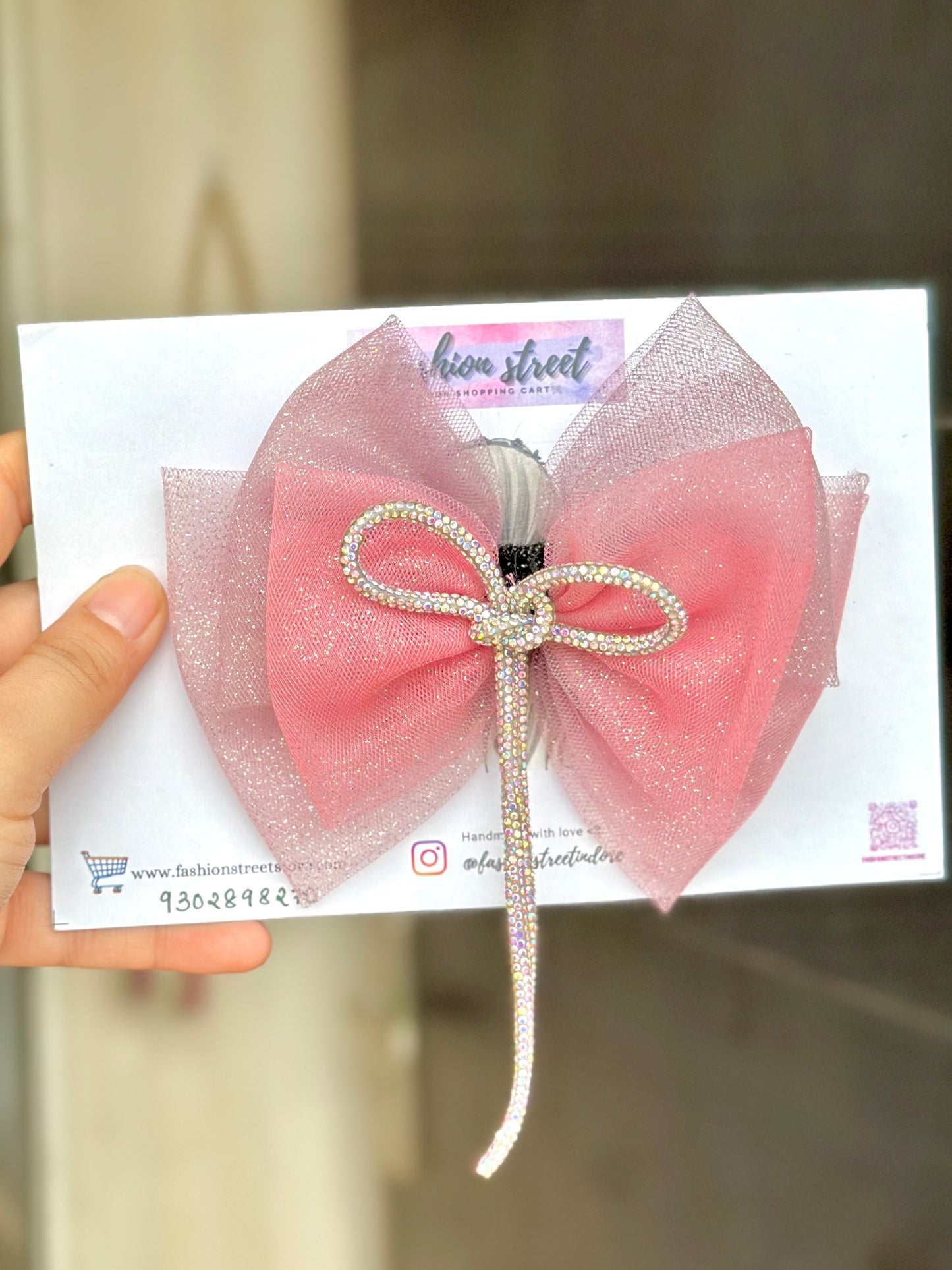 Blush babe - Bridgerton bow