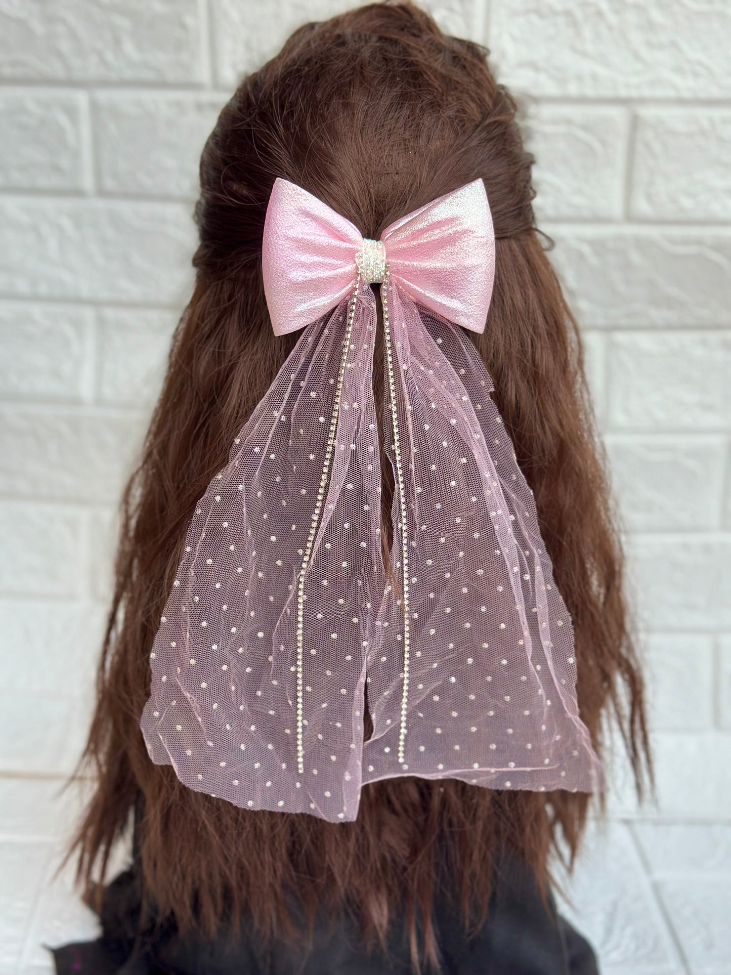 Mia - Rhinestone bow
