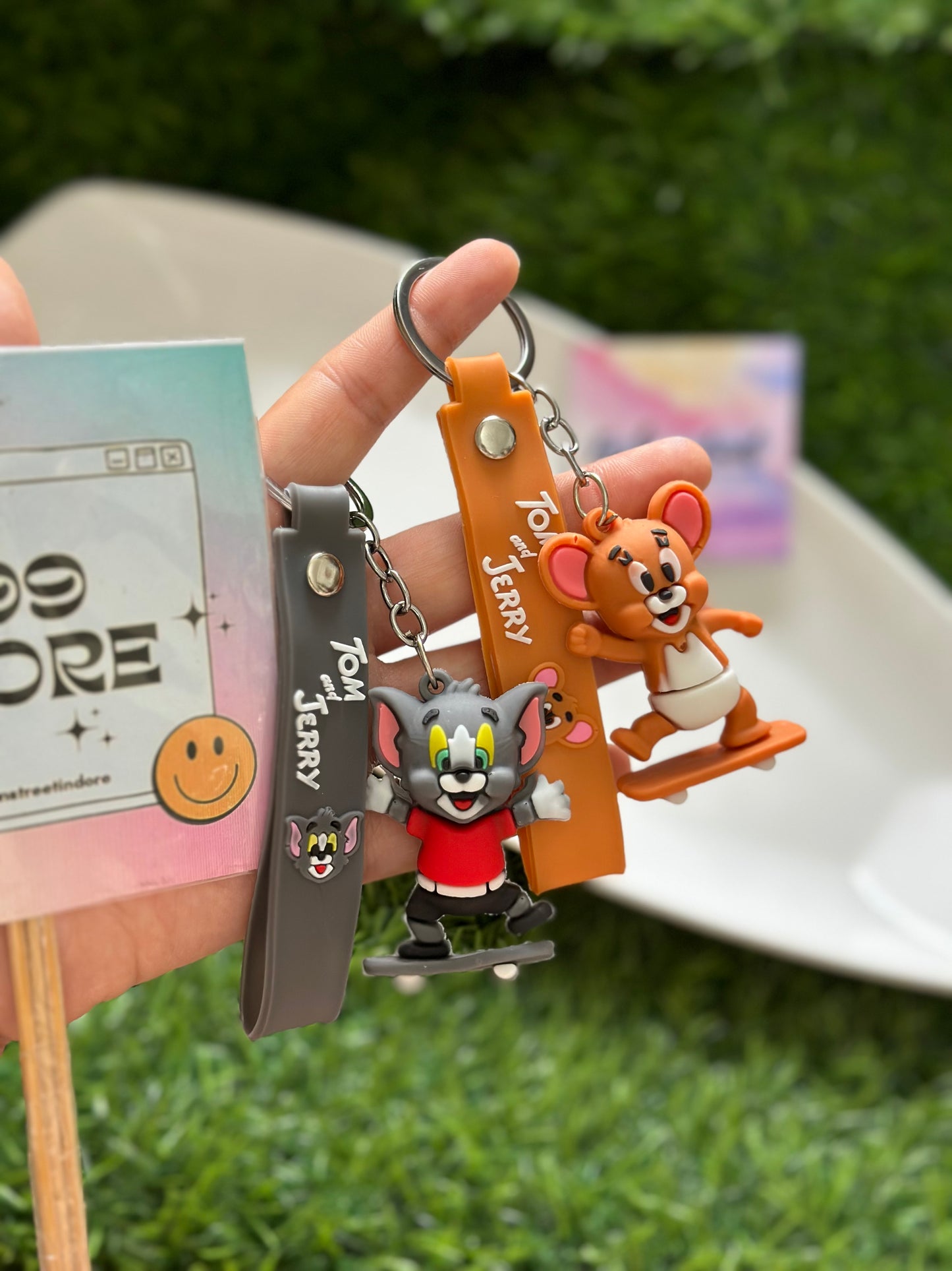 Tom & Jerry Skateboard keychain