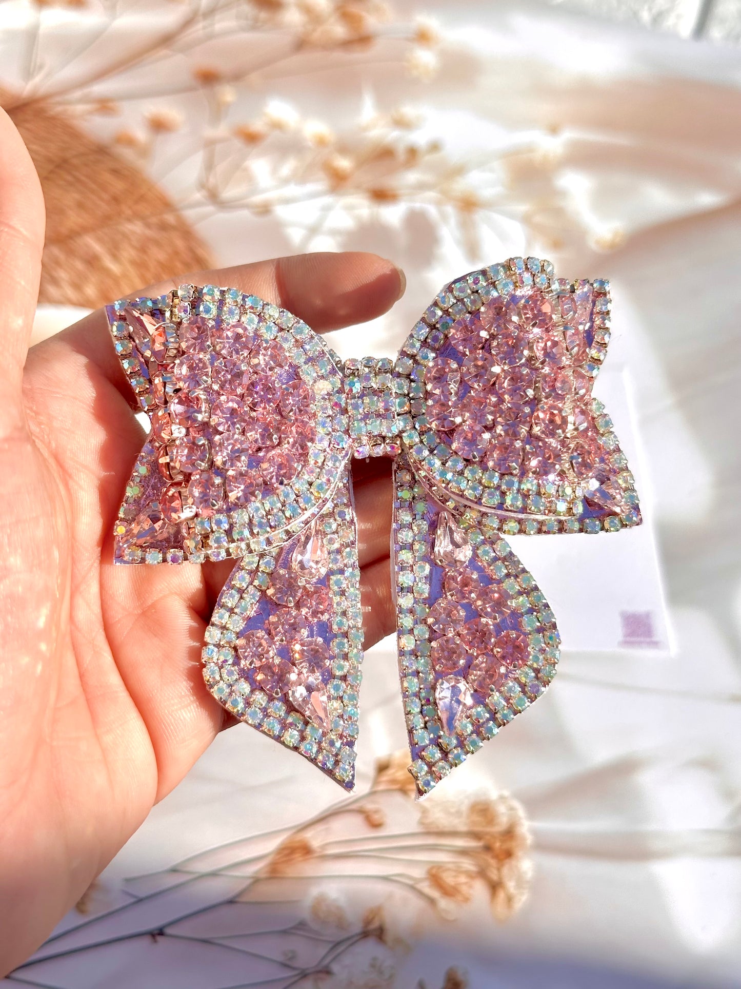 Blushie - Bejewelled Bow