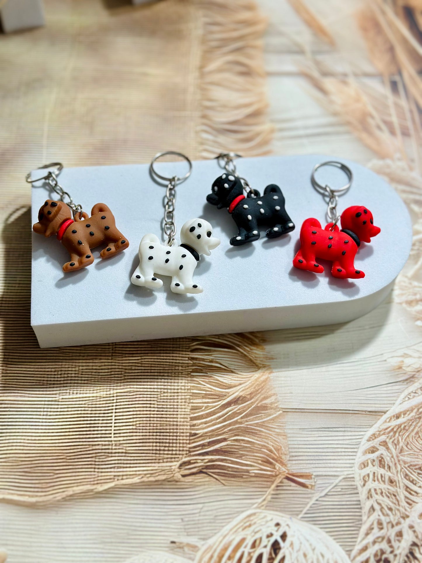 Cute poodle Keychain