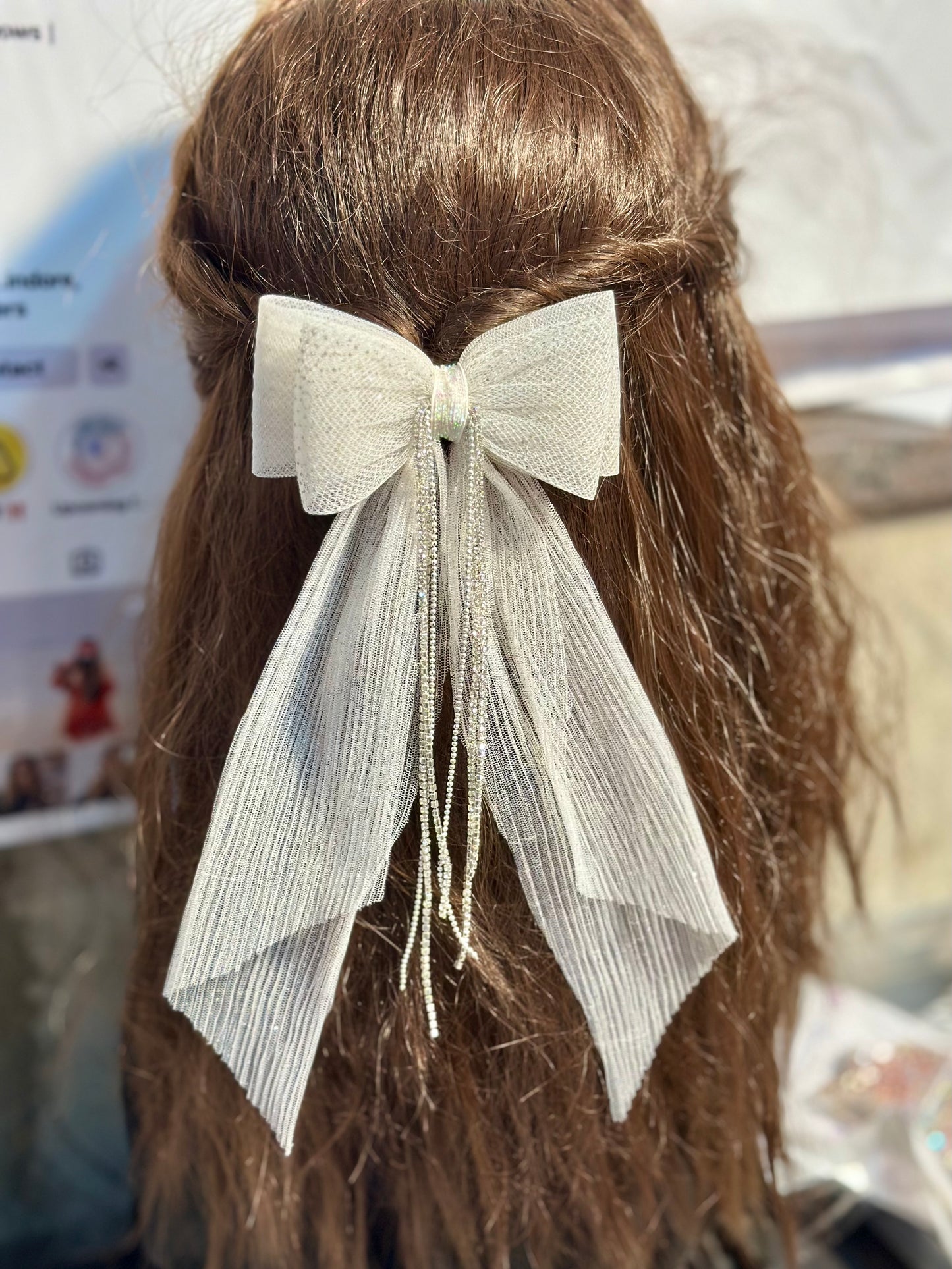 Maxine - Rhinestone bow