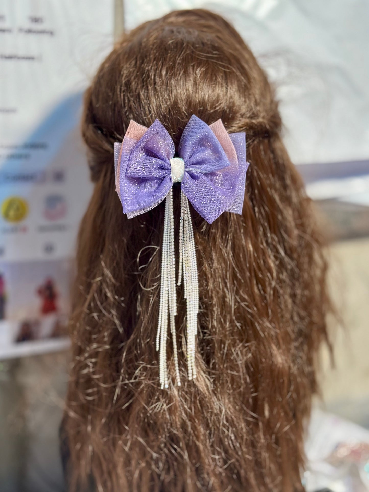 Francesca - Rhinestone bow