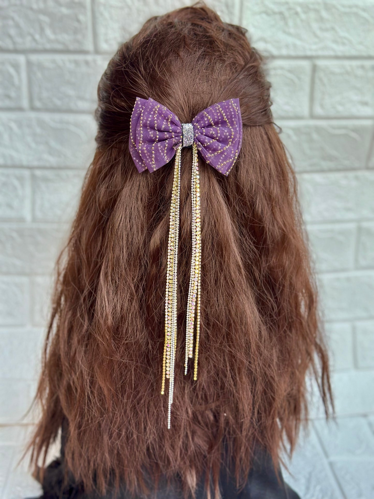 Amelia - Rhinestone bow