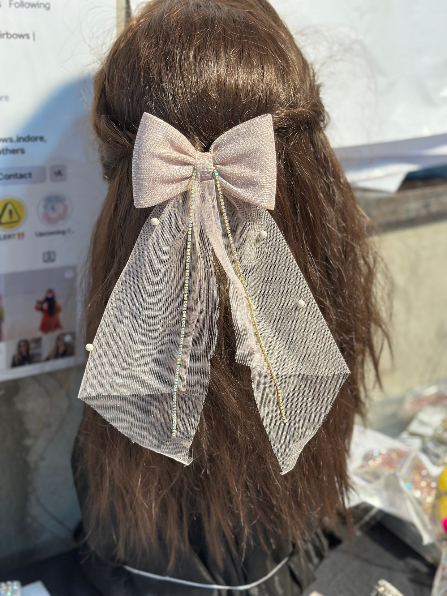 Remi - Rhinestone bow
