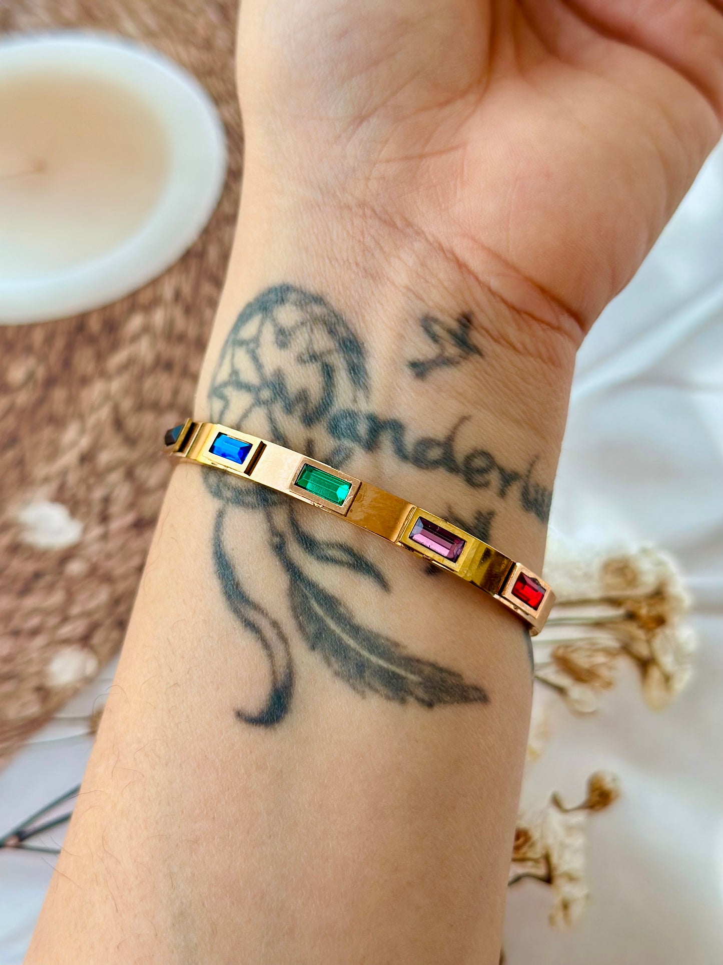 The multi stone - Anti tarnish bracelets
