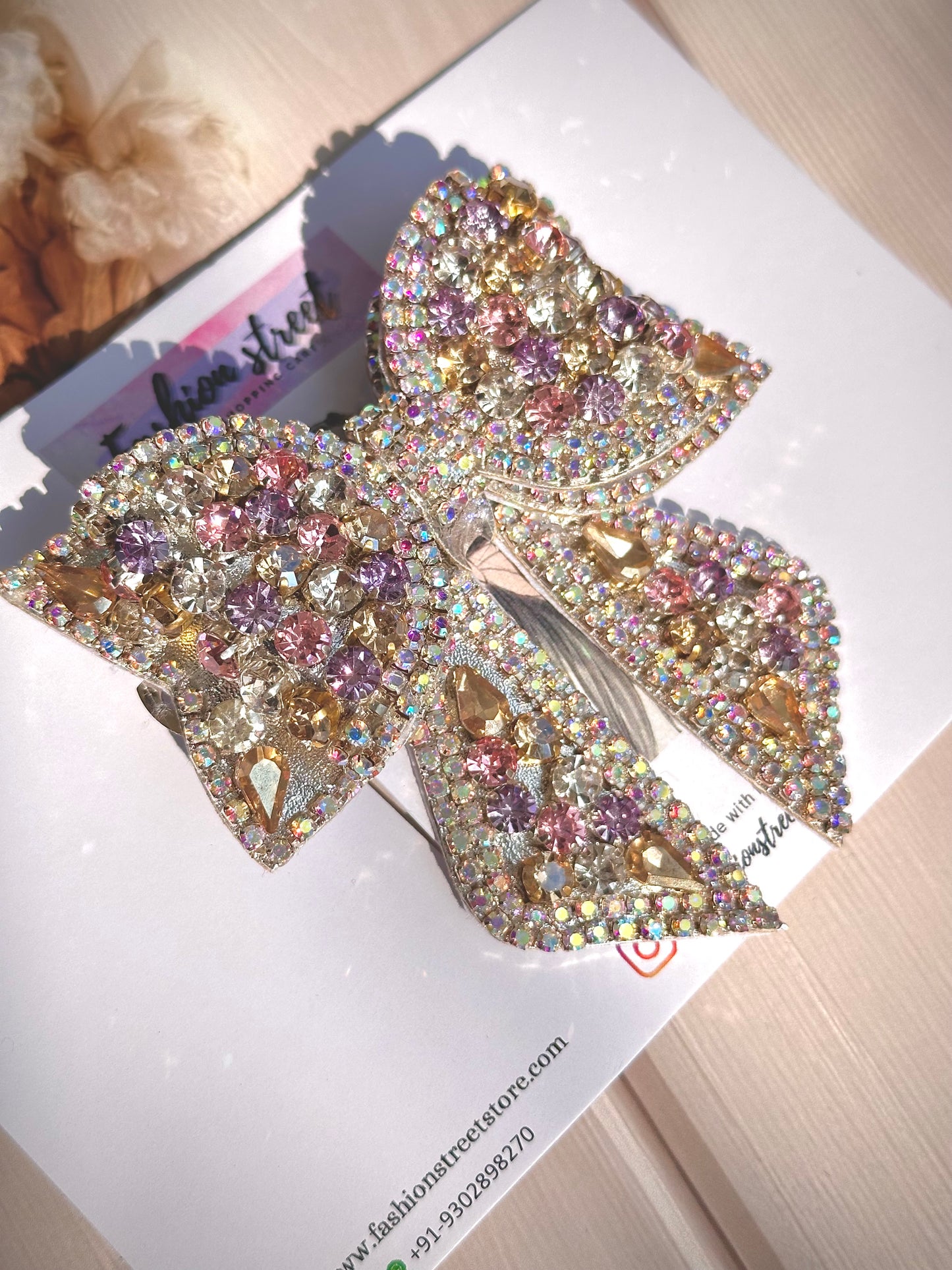 Prism- Bejewelled Bow