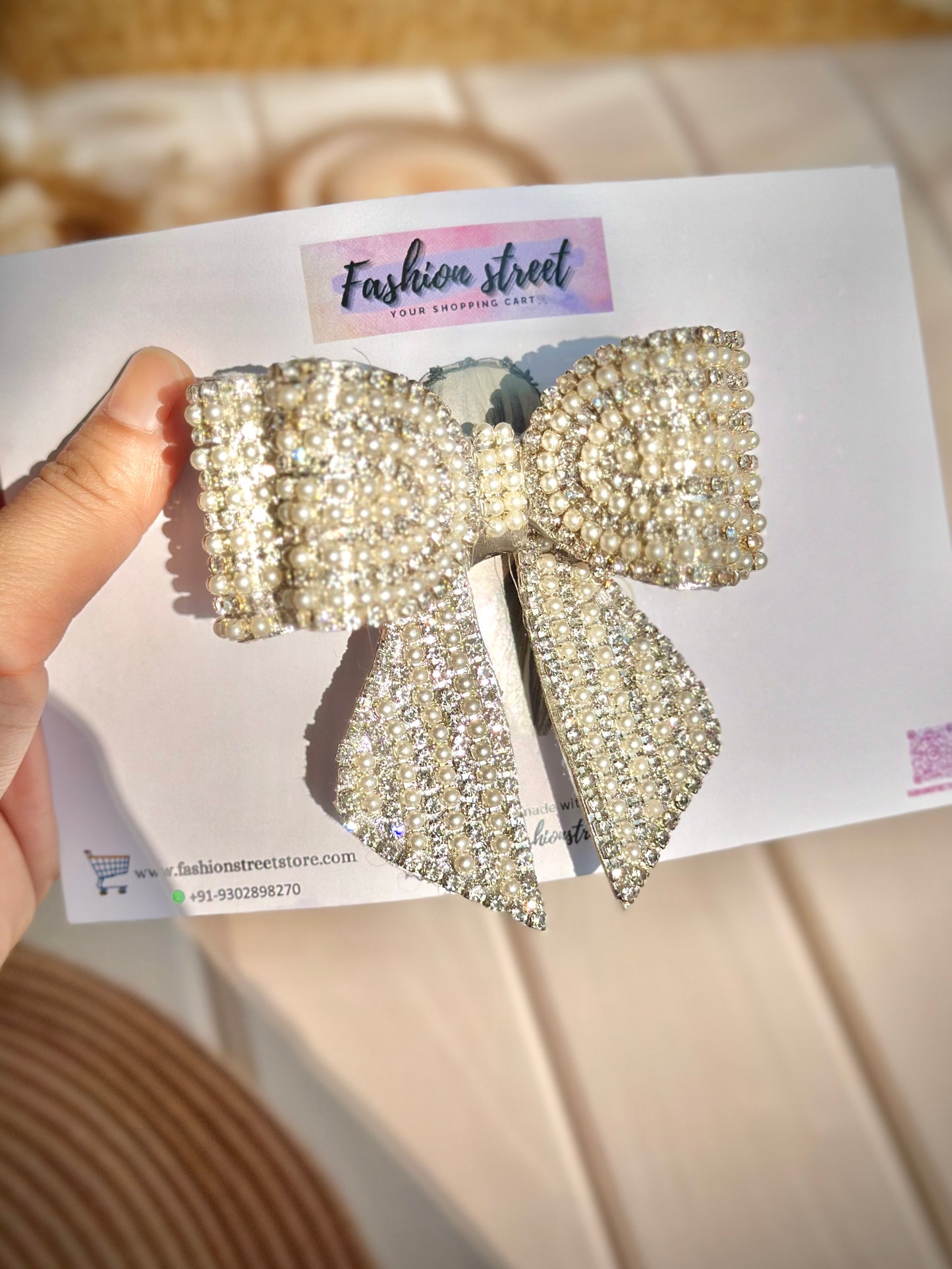 Stephanie - Bejewelled Bow