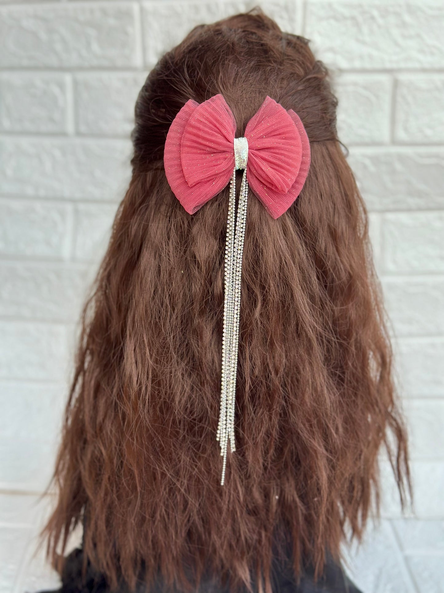 Olivia - Rhinestone bow