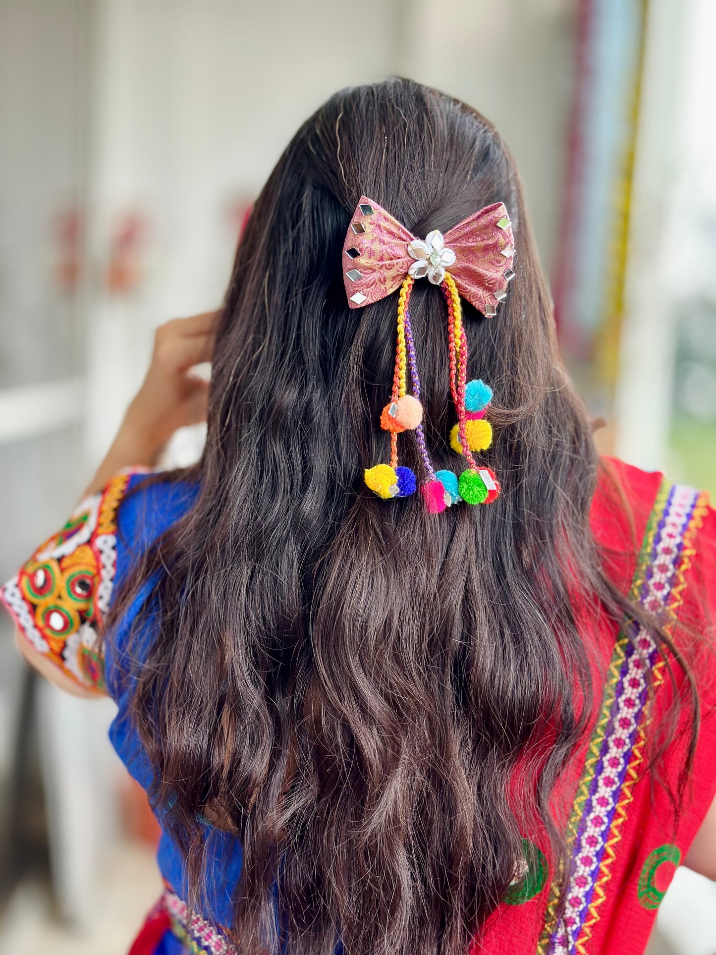 Chaniya Charm -the festive bow