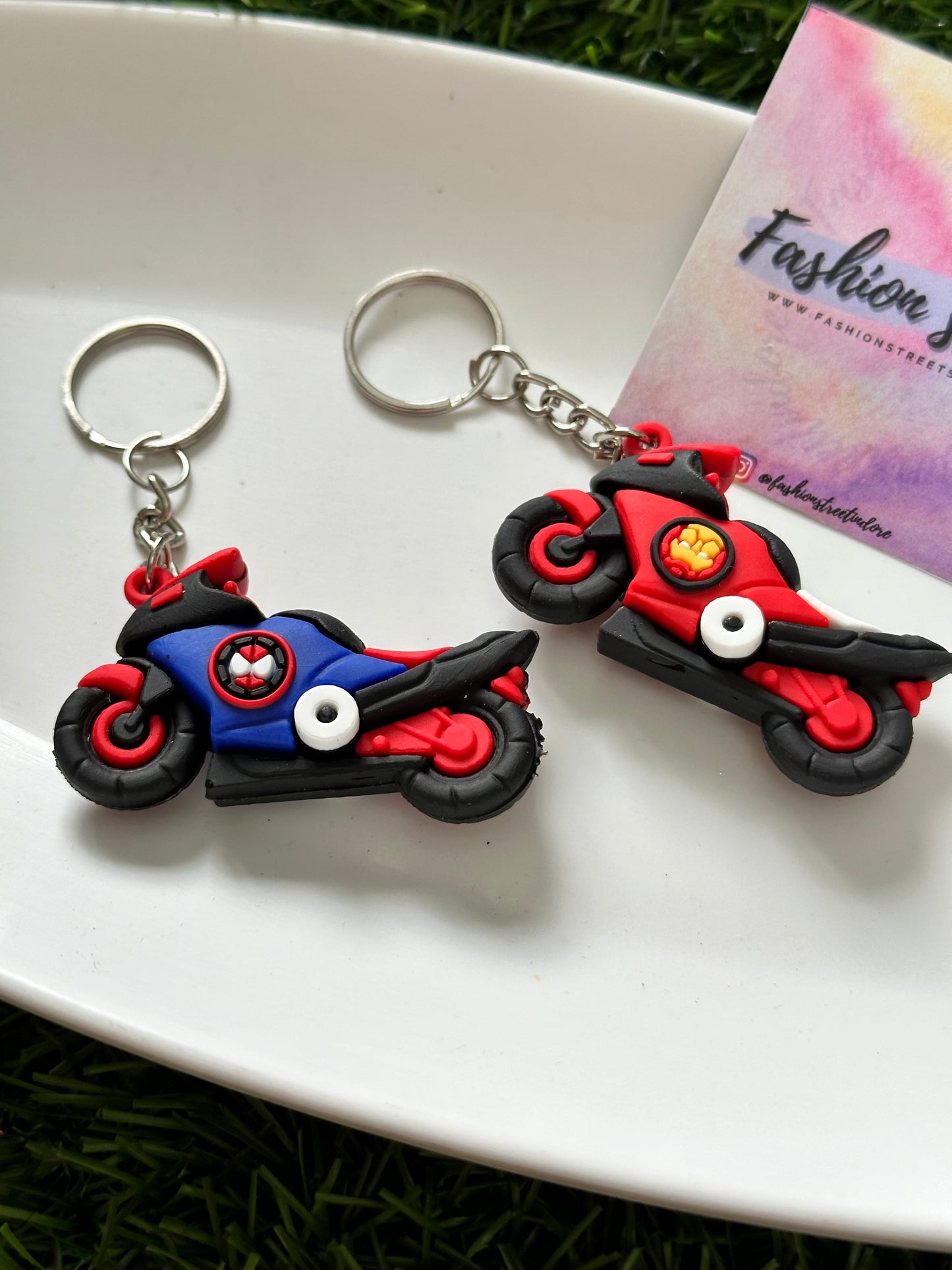 Sportsbike Keychain