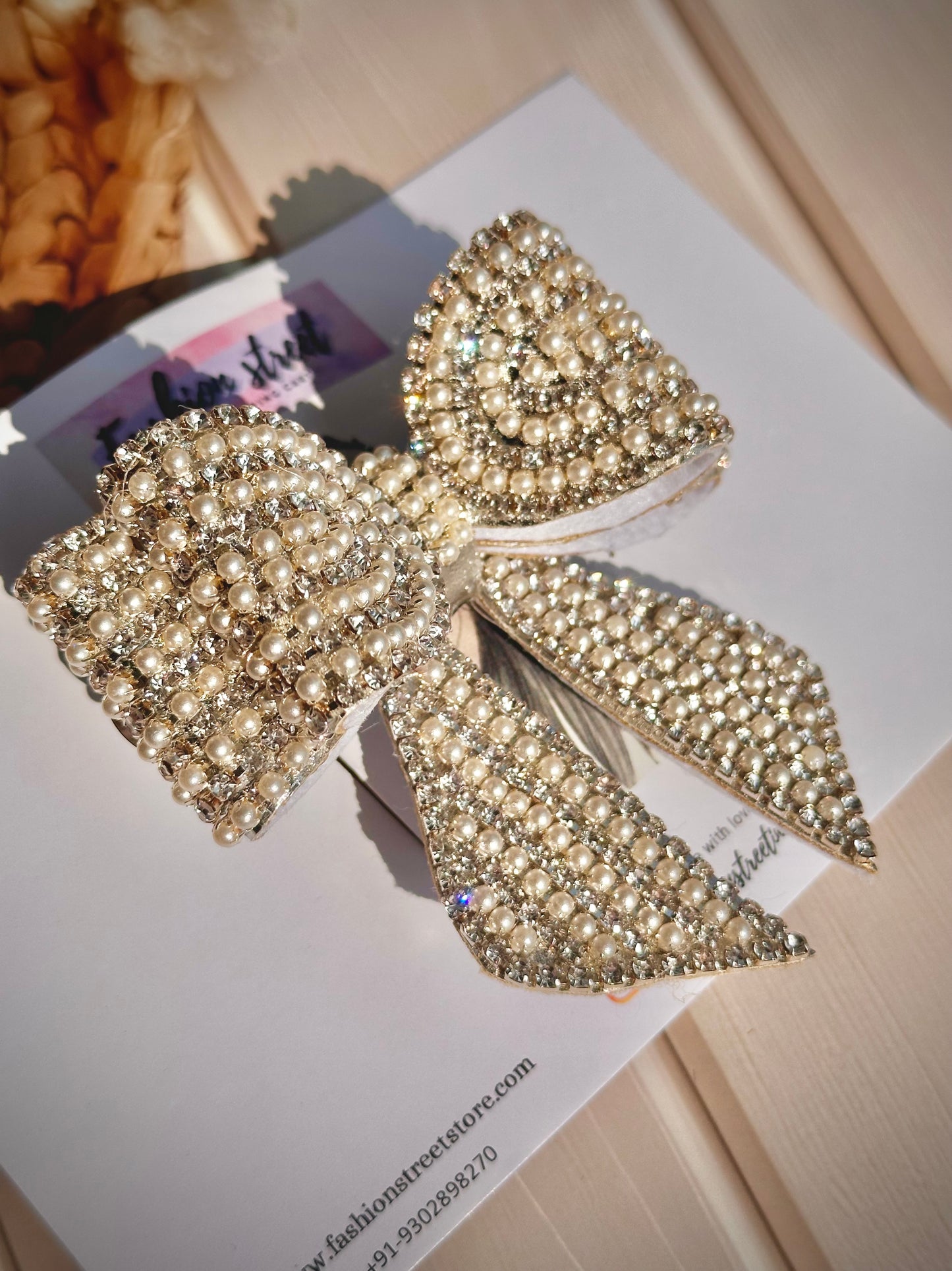 Stephanie - Bejewelled Bow