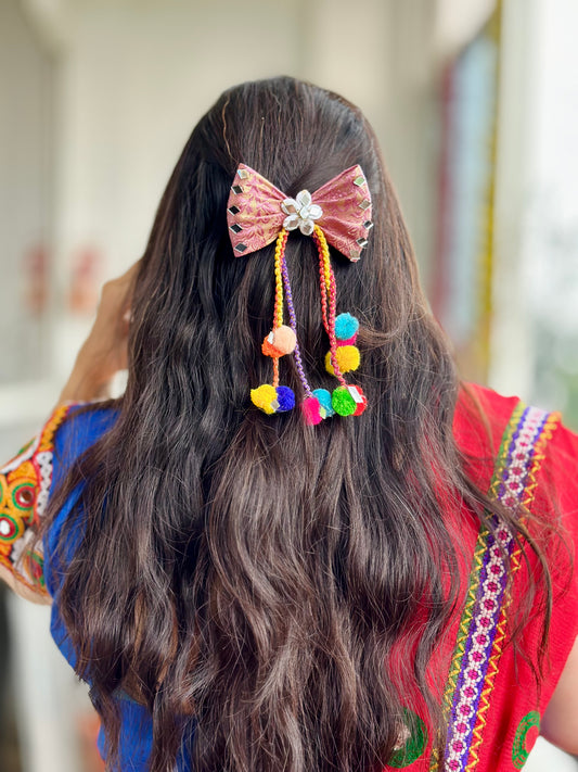 Chaniya Charm -the festive bow