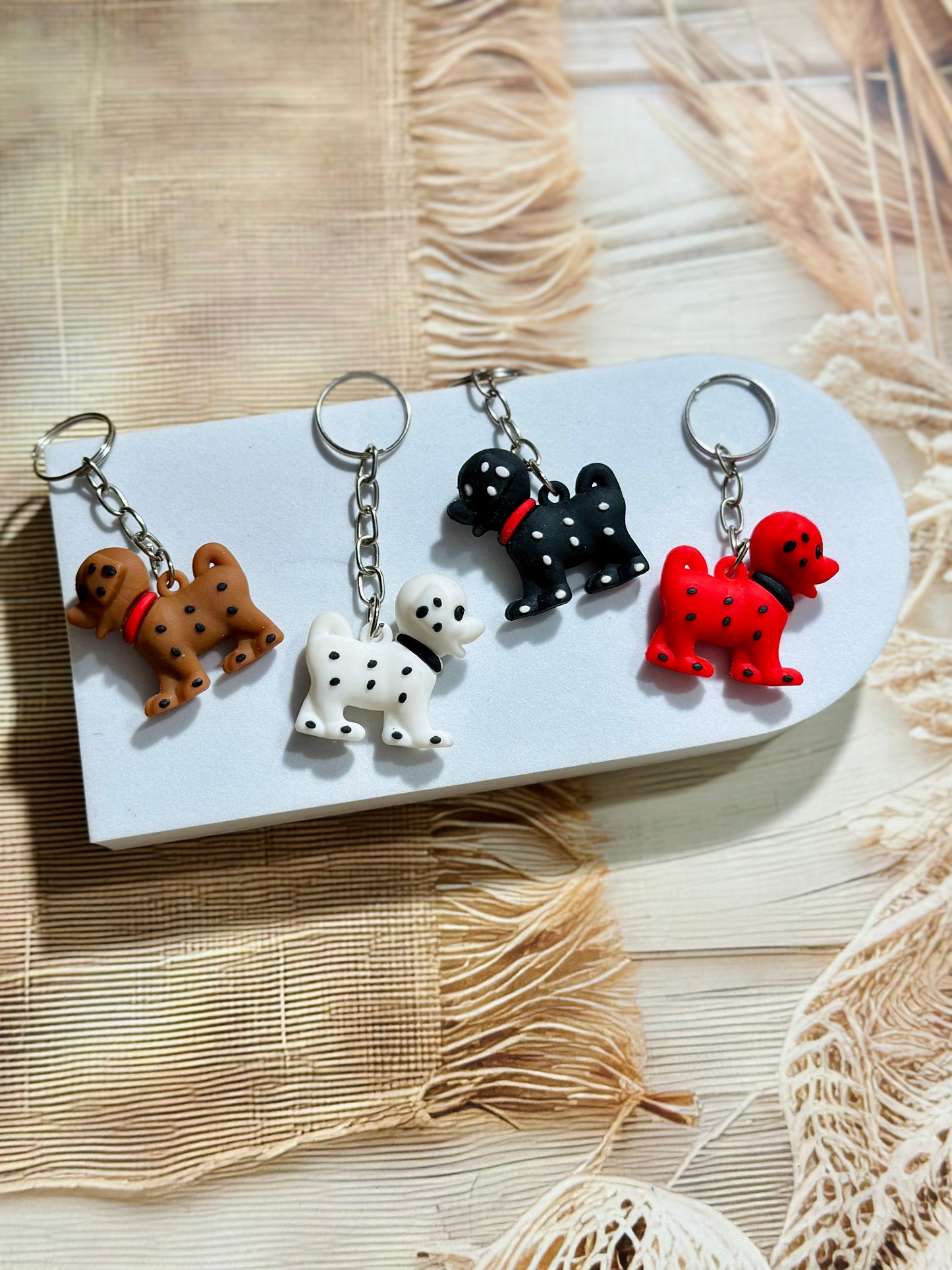 Cute poodle Keychain