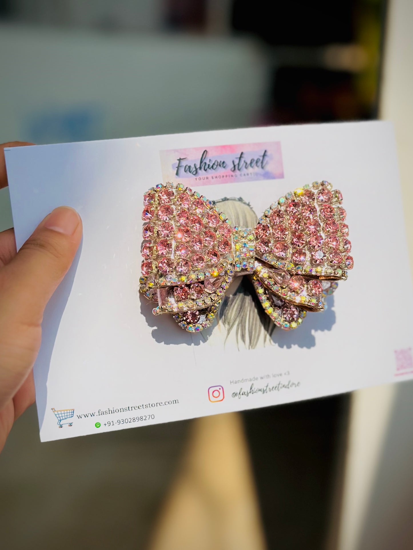 Cherise - Bejewelled Bow