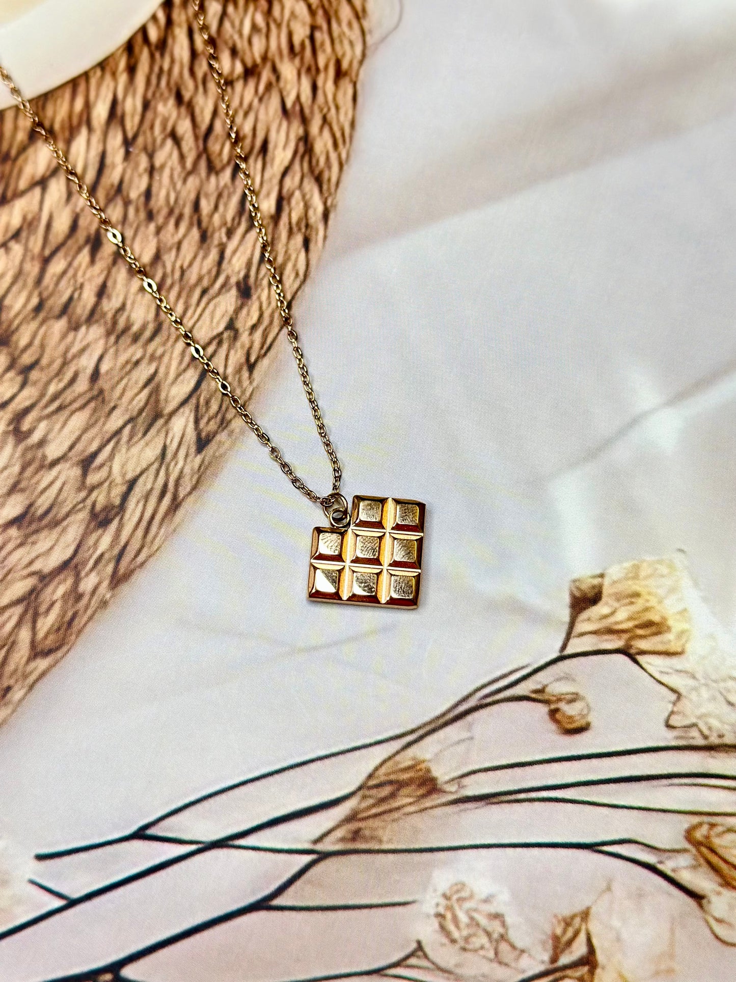 Chocolate heart Necklace