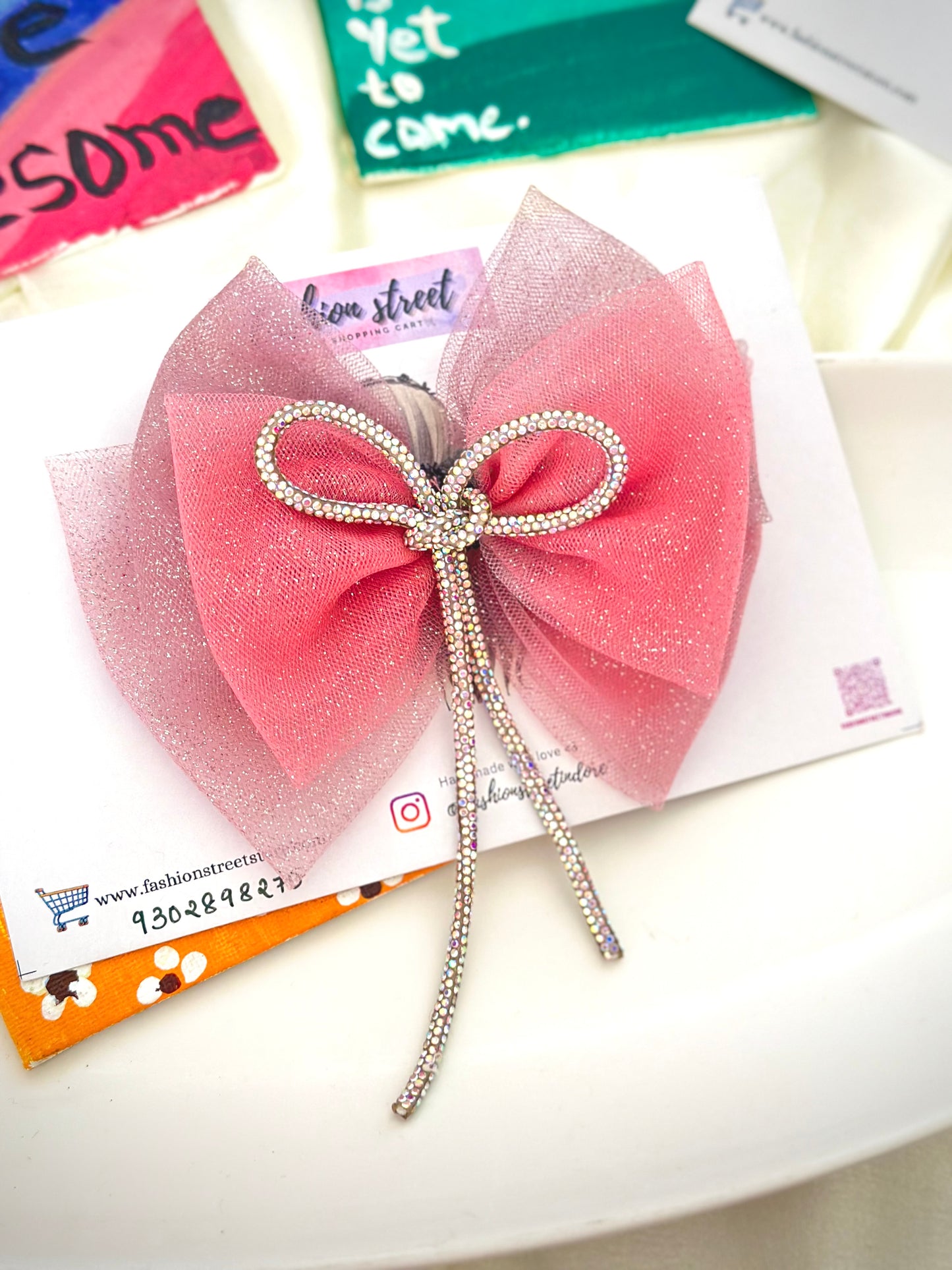 Blush babe - Bridgerton bow