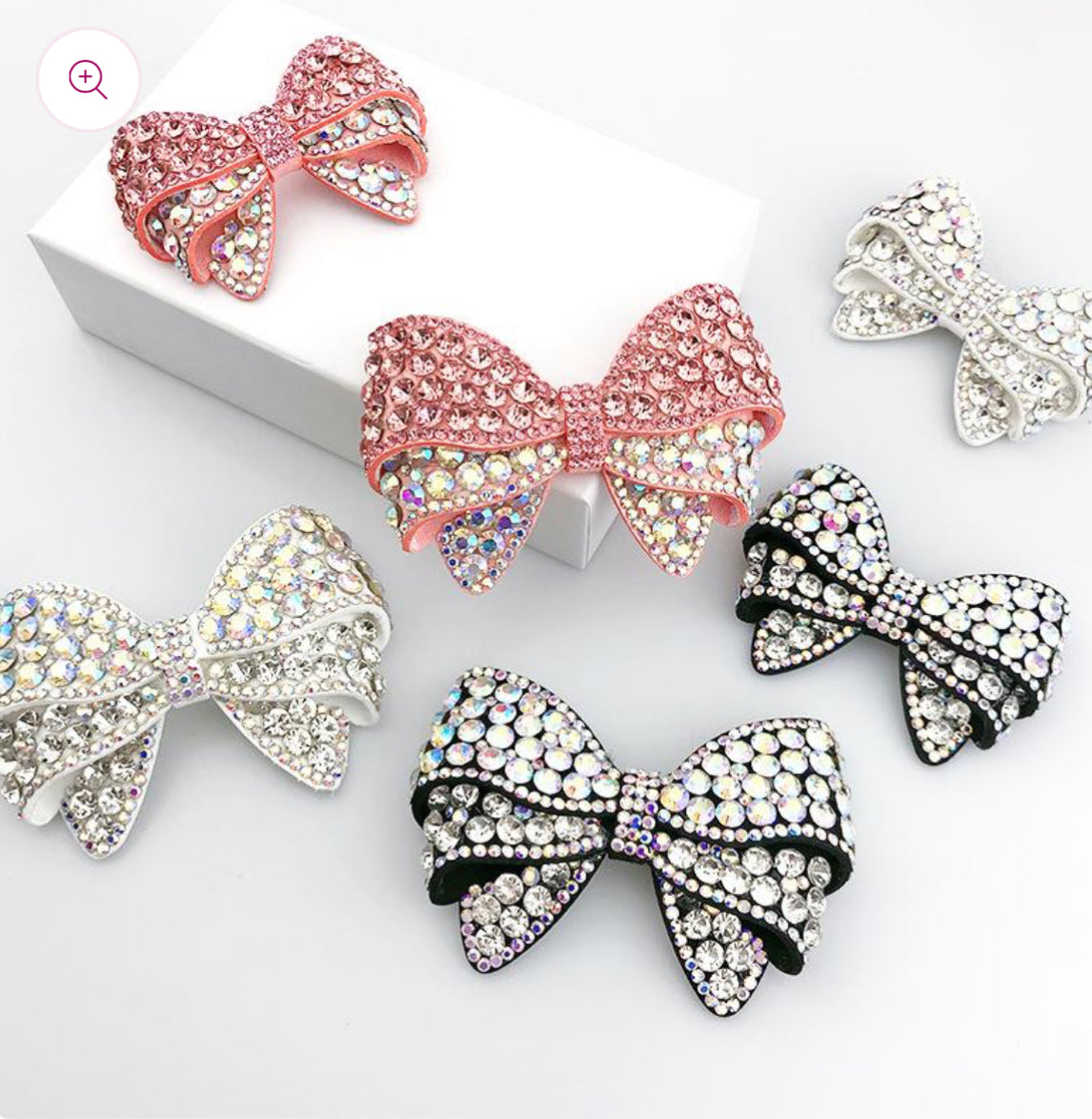 Midnight Sparkle - Bejewelled Bow
