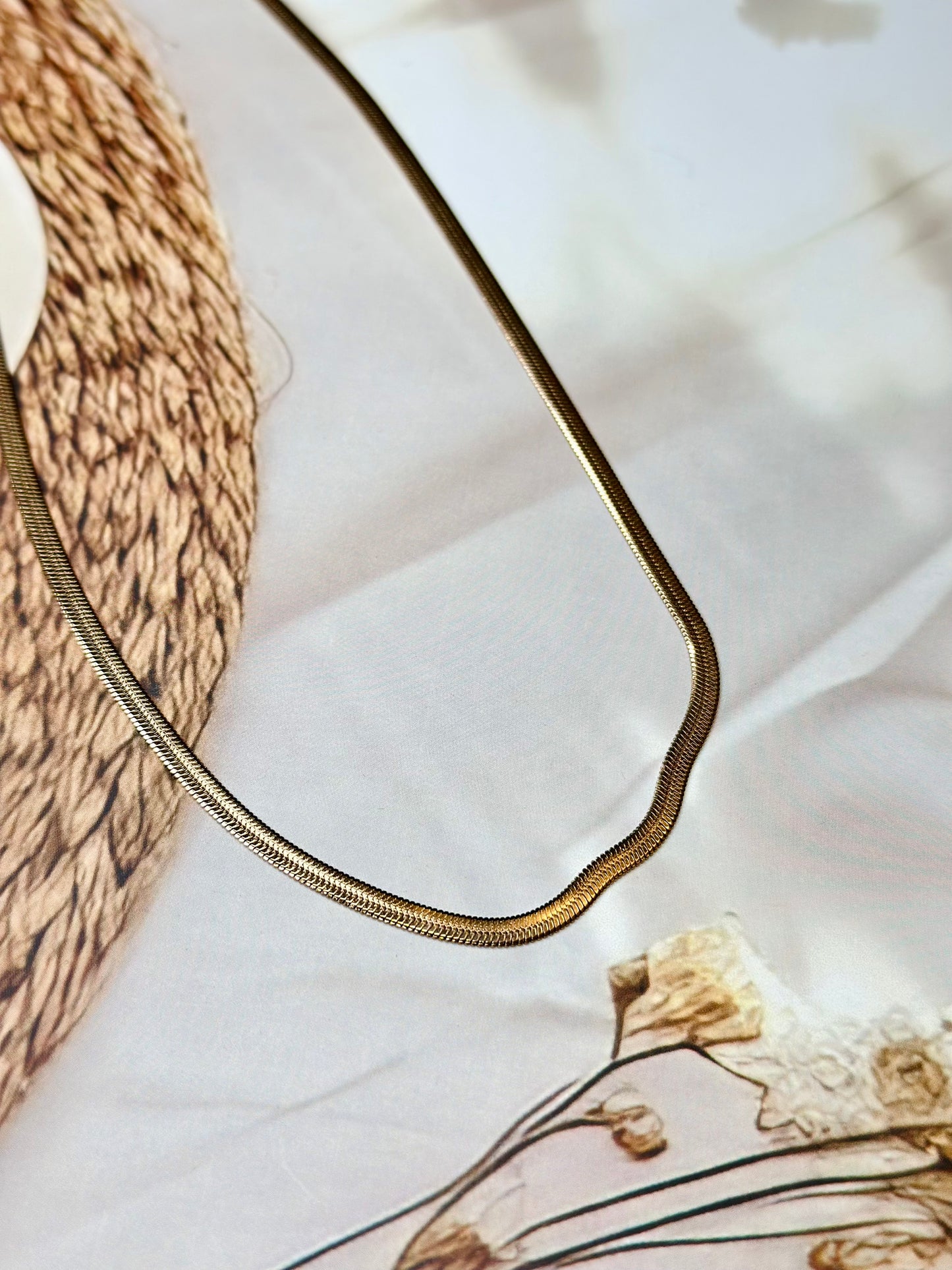 Rose Gold snake chain