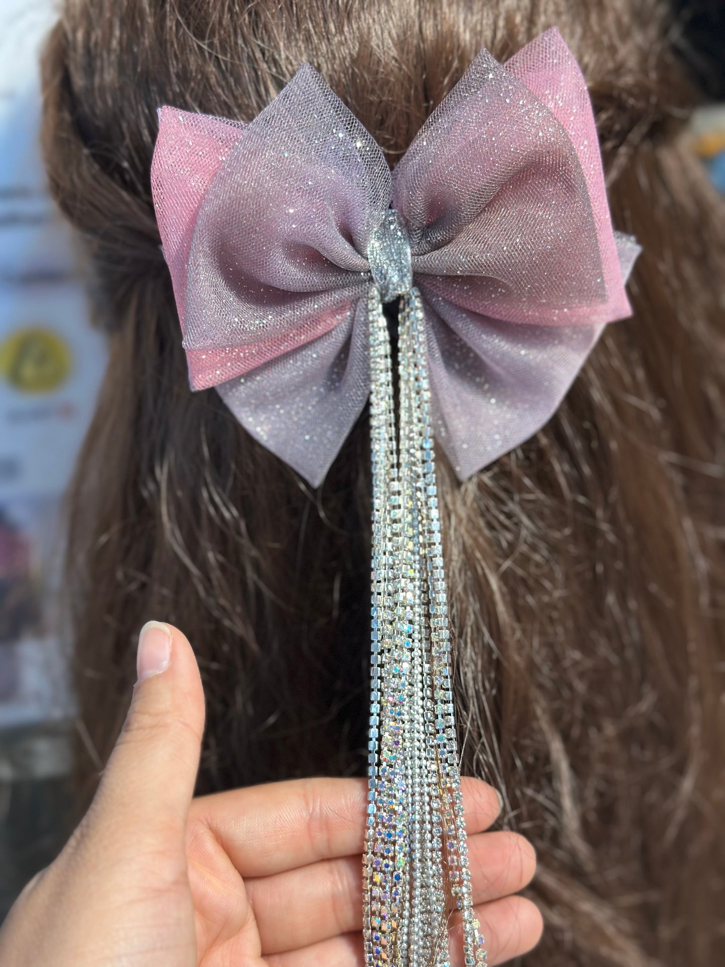 Mili - Rhinestone bow