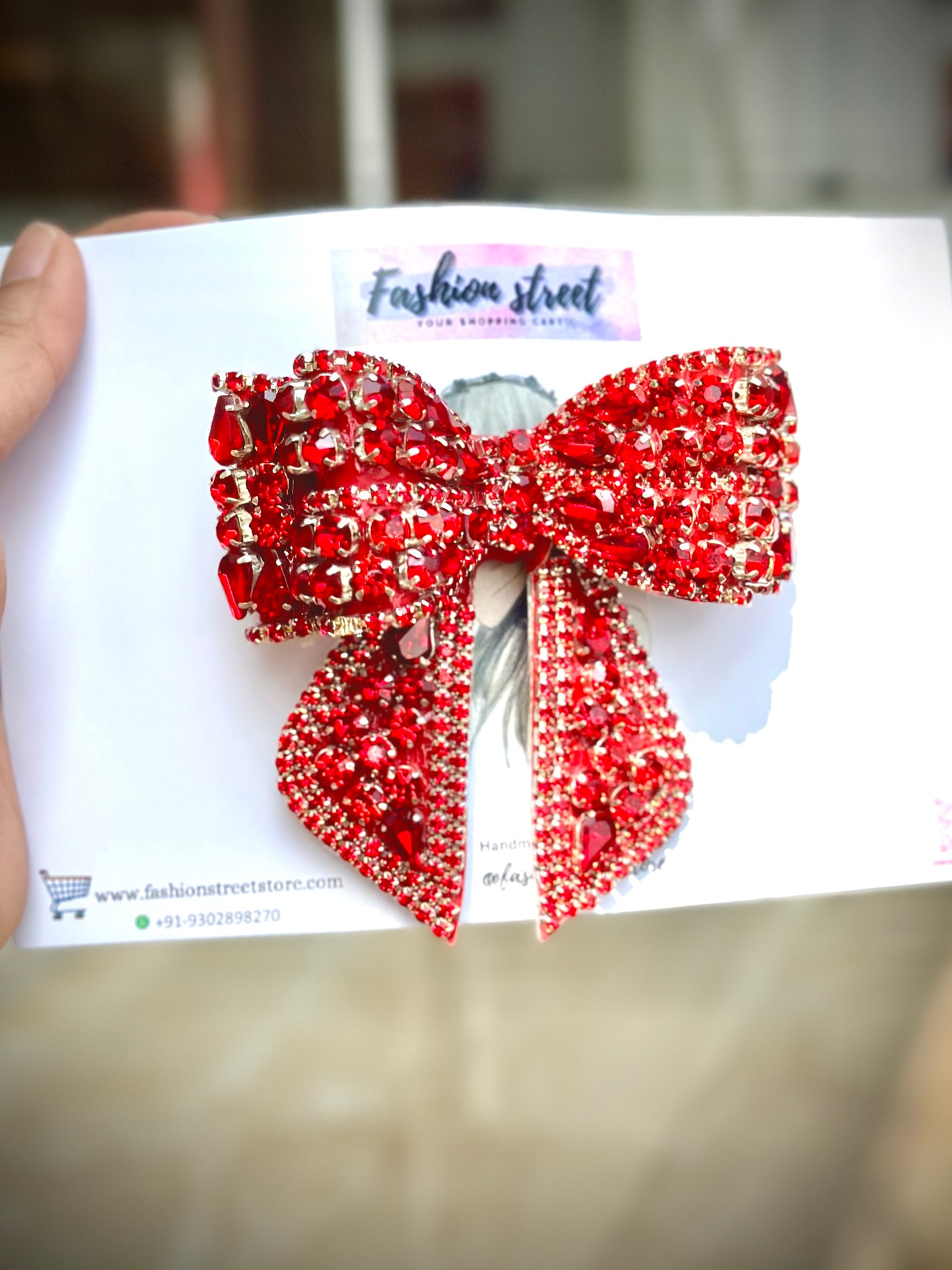 Rufina - Bejewelled Bow