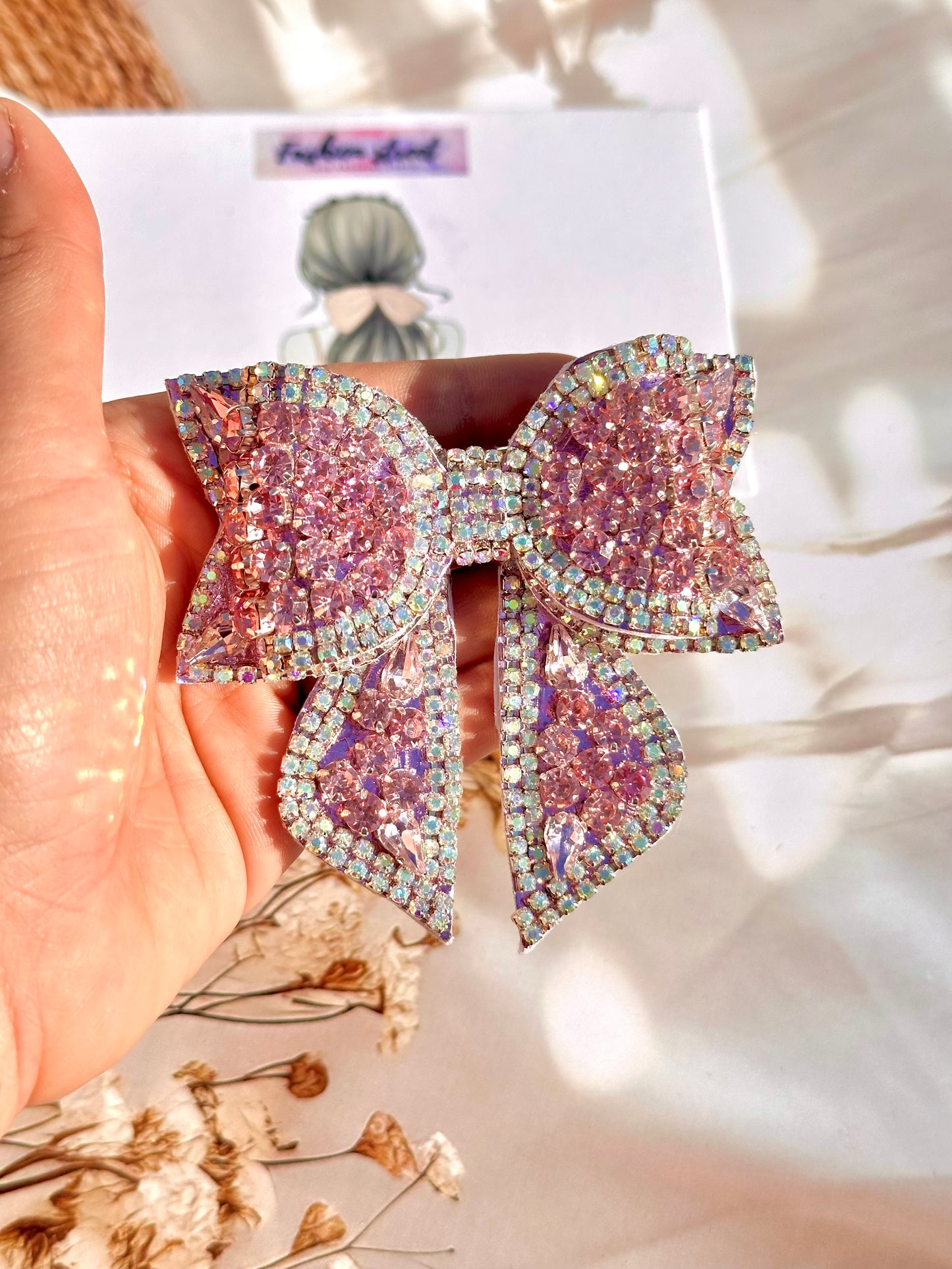 Blushie - Bejewelled Bow