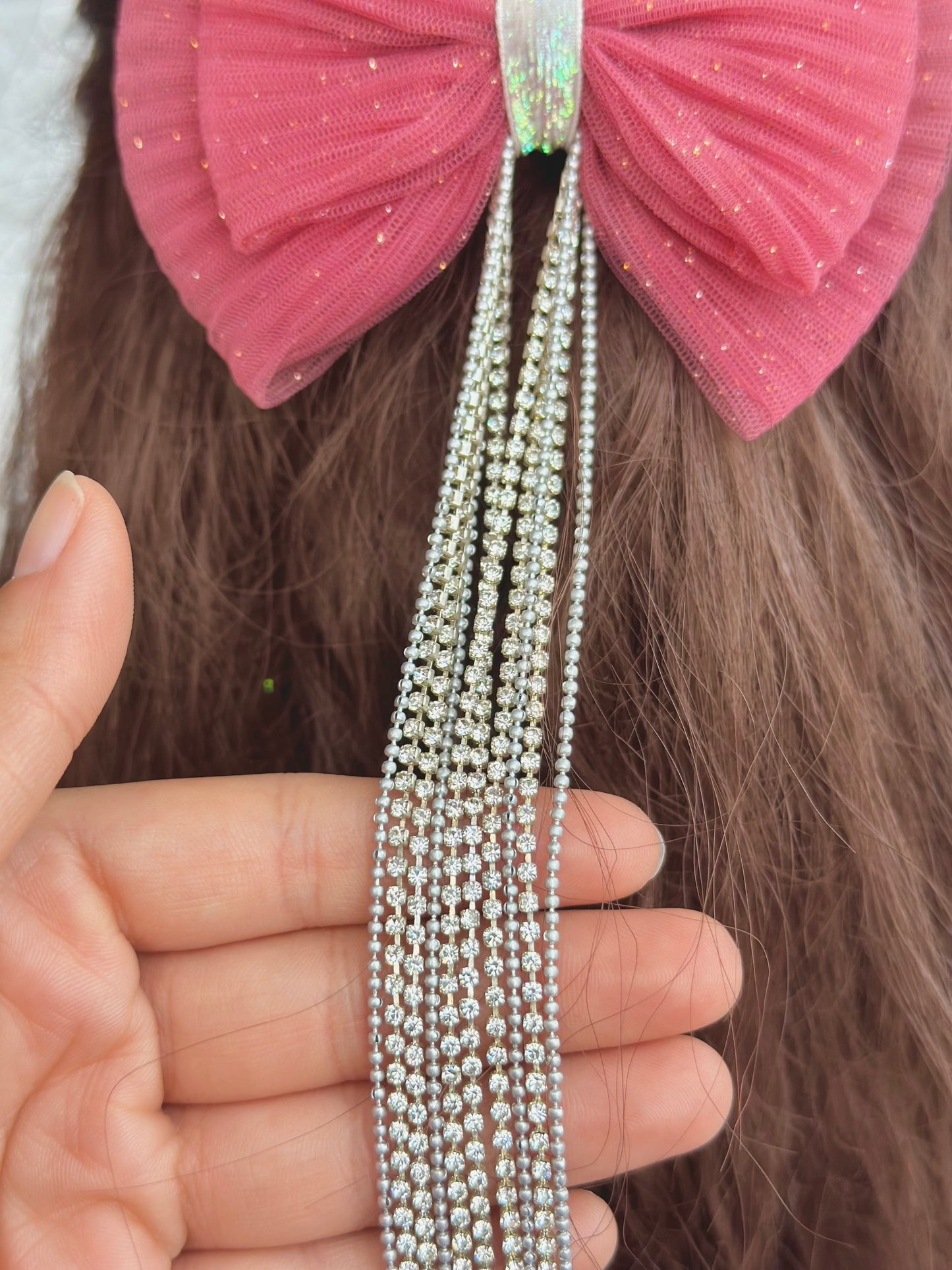 Olivia - Rhinestone bow