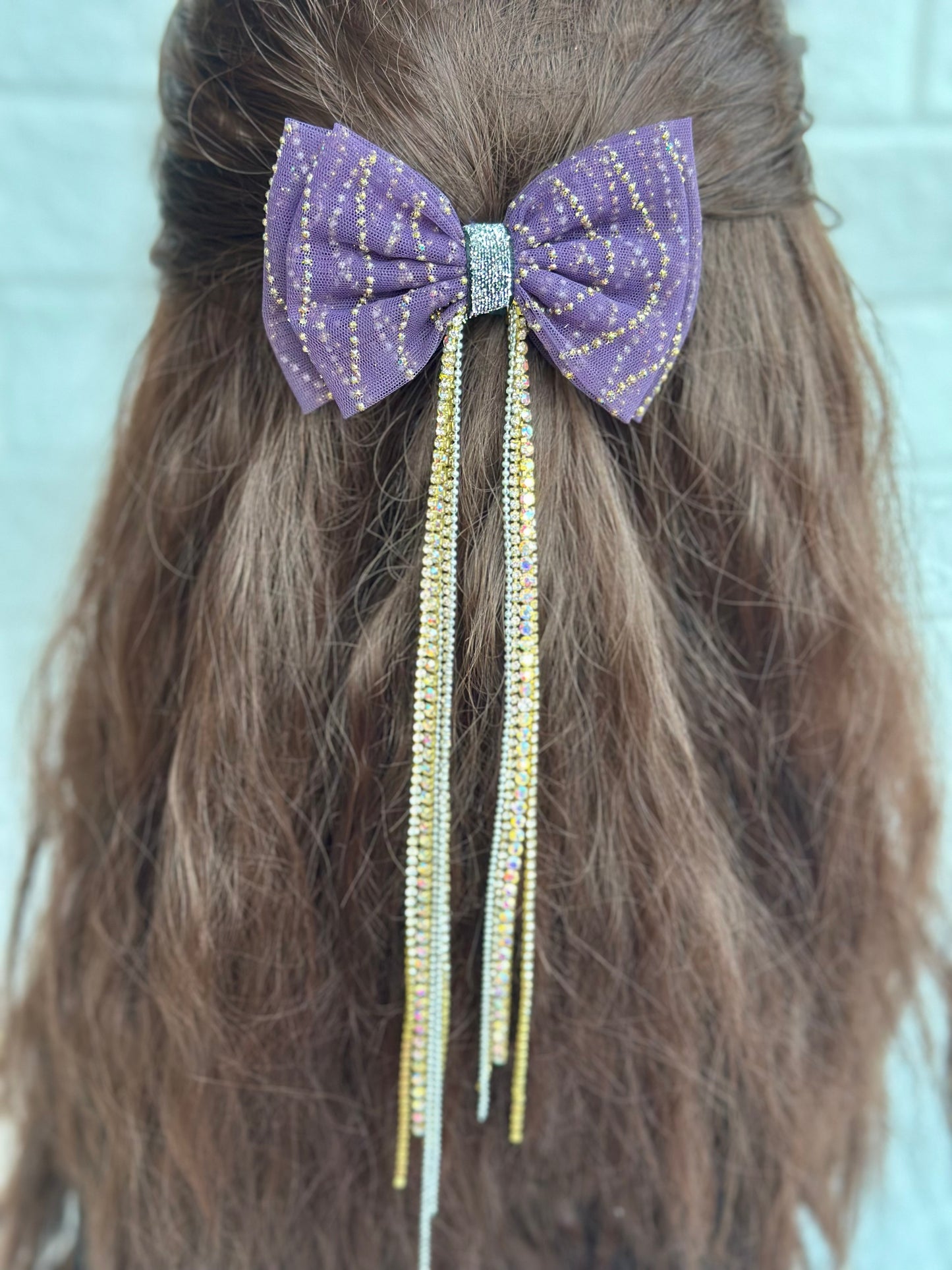 Amelia - Rhinestone bow