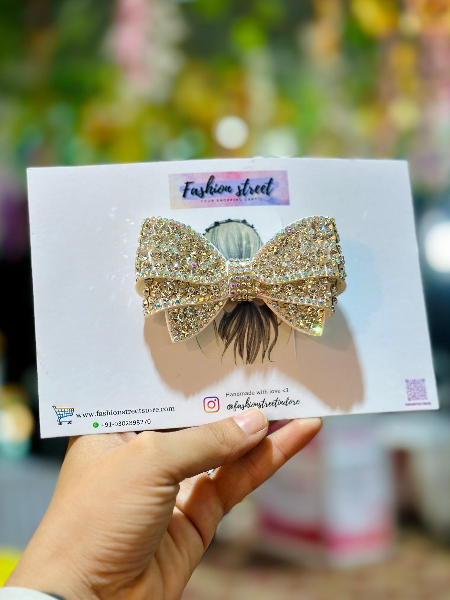 Fiza - Bejewelled Bow