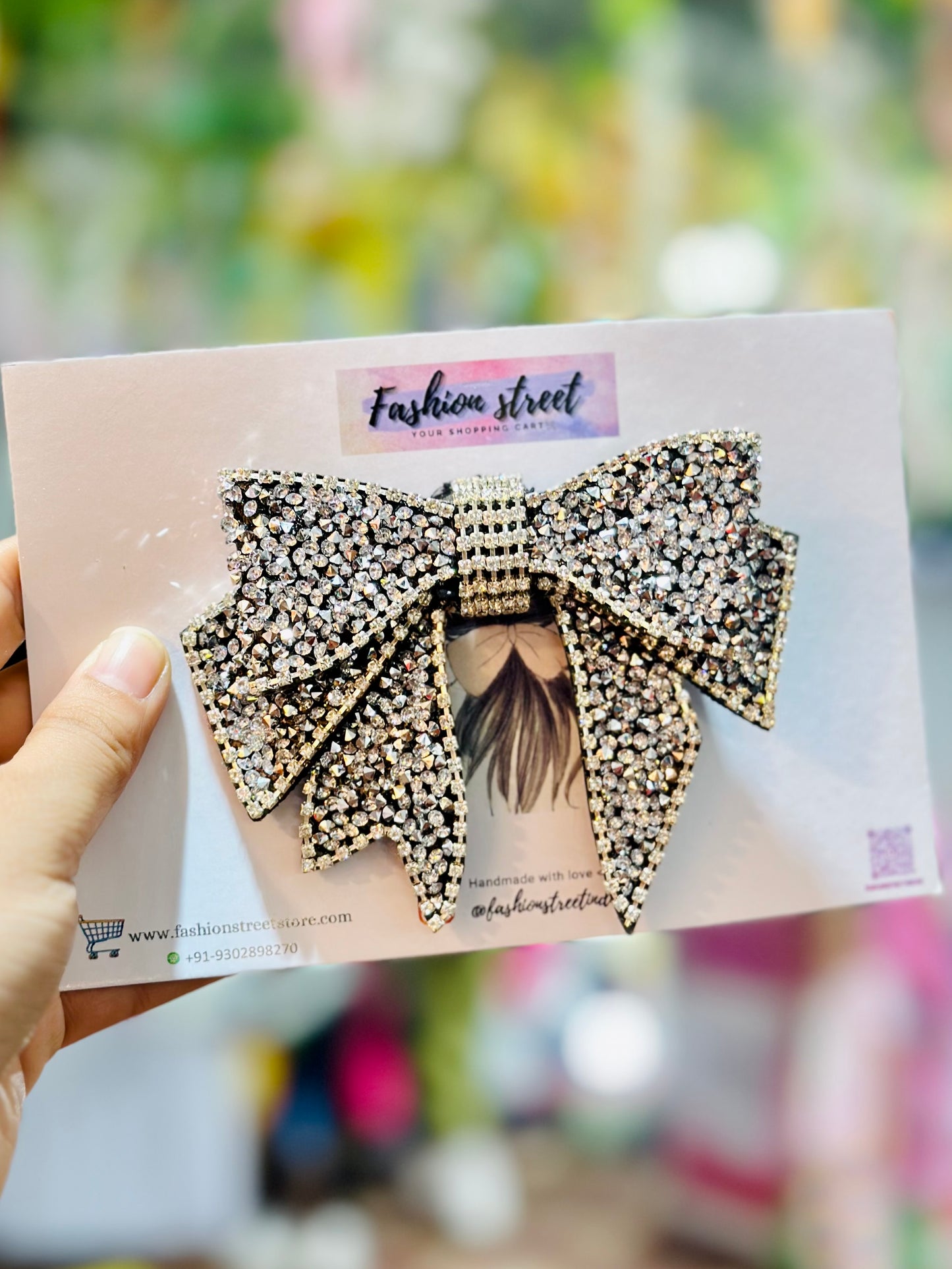 Elizabeth - Bejewelled Bow