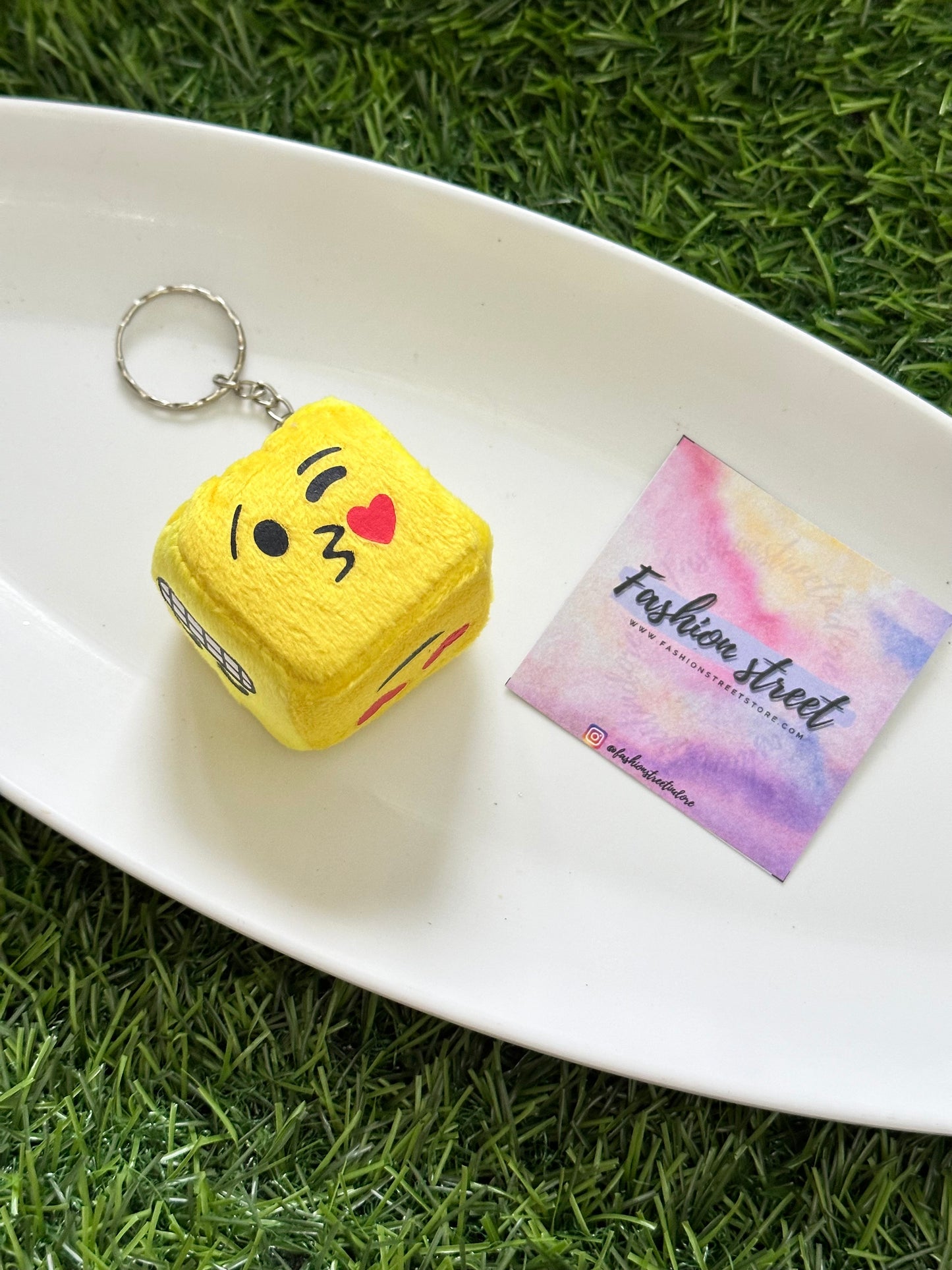 Emoji Dice Keychain