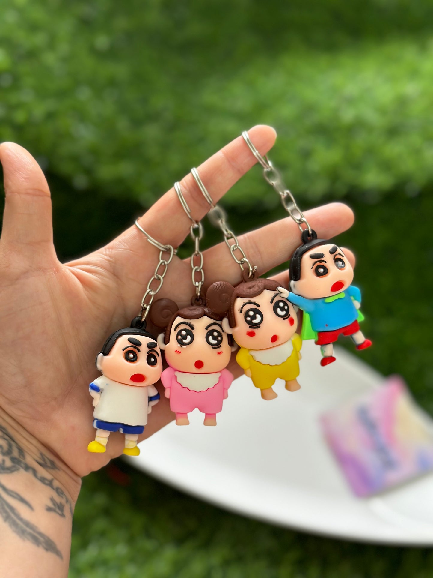 Shinchan & Hemawari Keychain