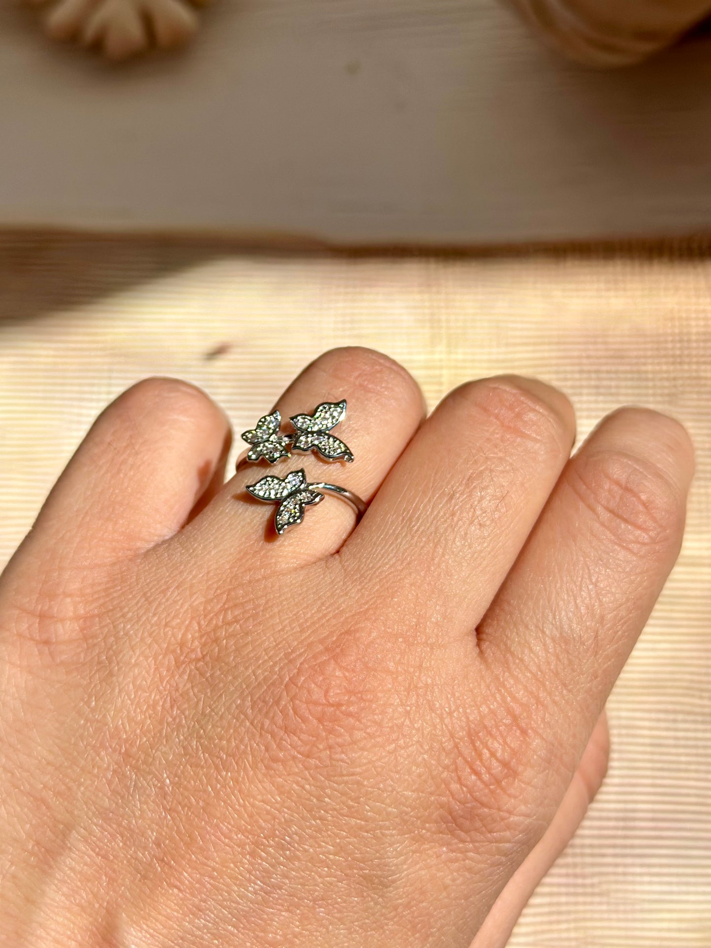 Butterfly bling Ring