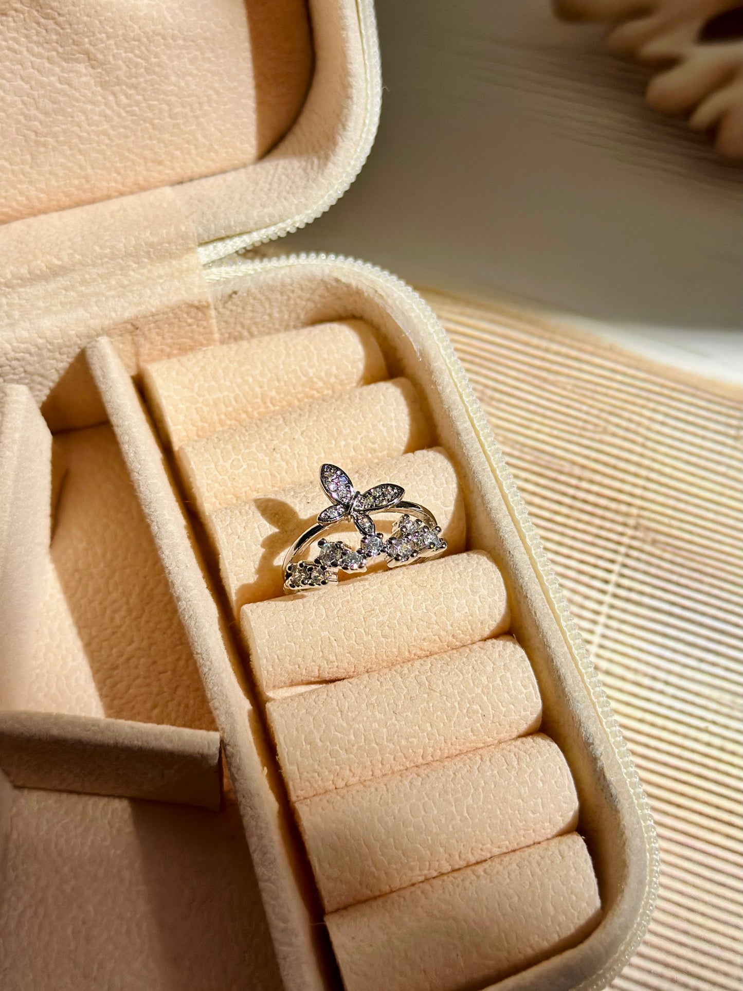 Butterfly tiara Ring