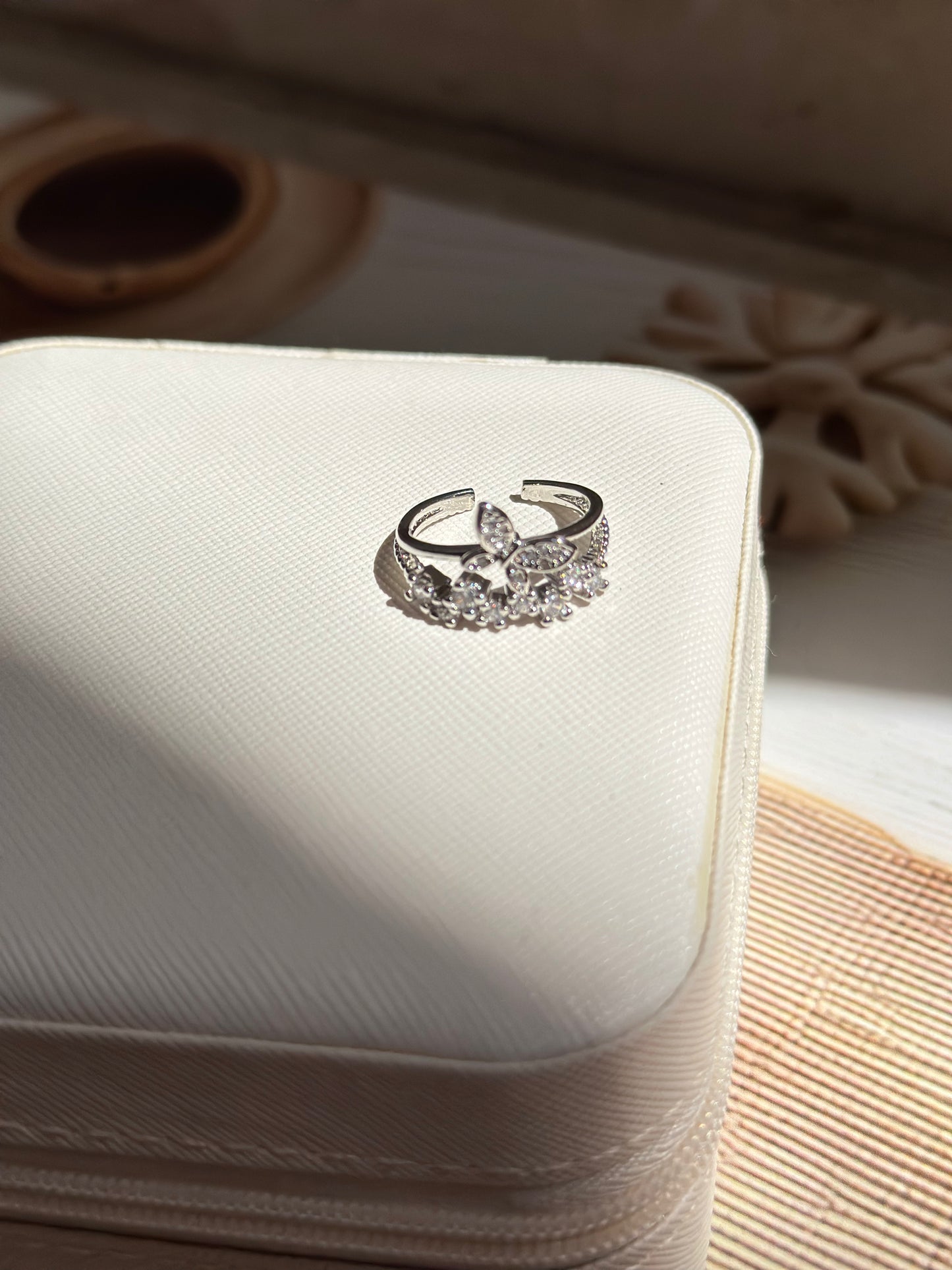 Butterfly tiara Ring