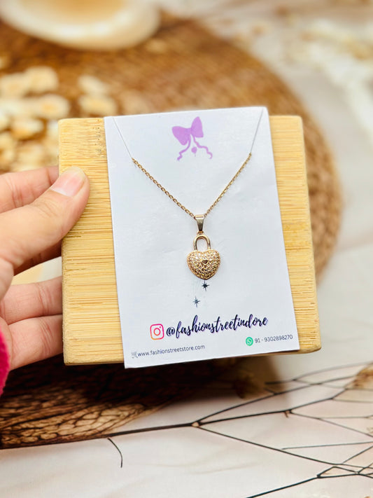 Heart-lock Necklace