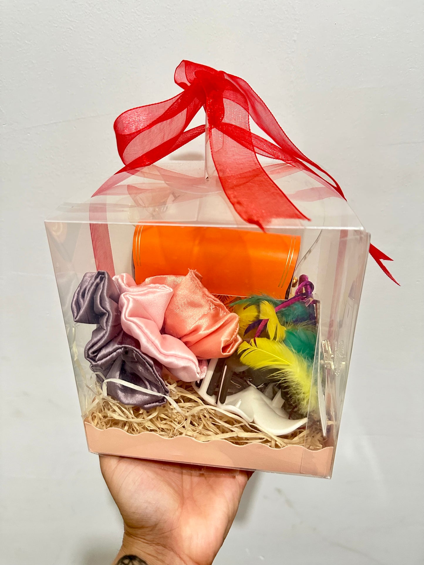 Transparent pouch hamper