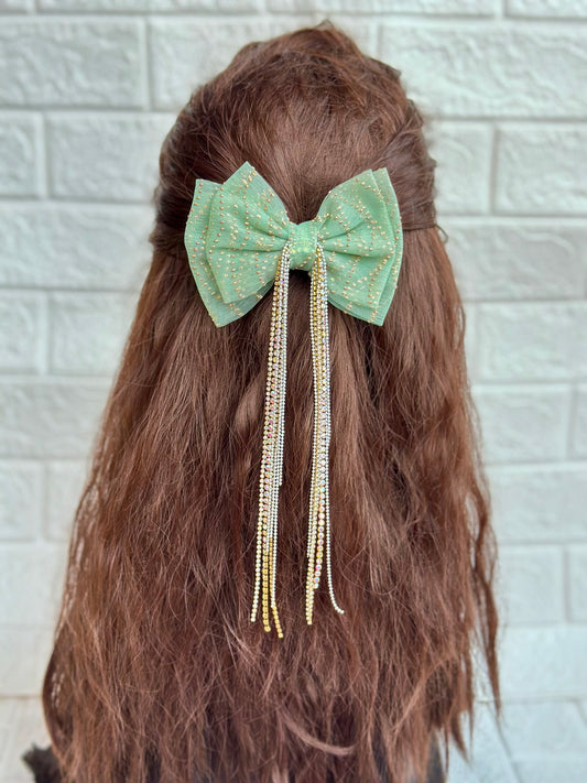 Nora - Rhinestone bow