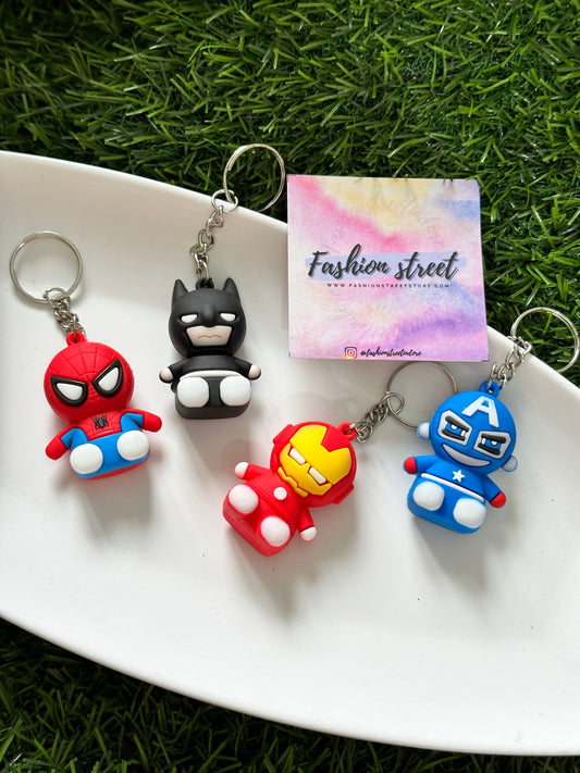 Superheroes Keychain