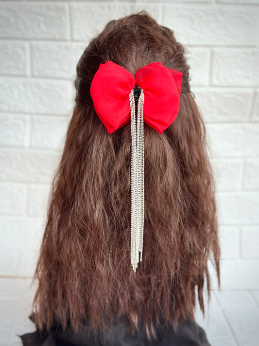 Scarlett- Rhinestone bow
