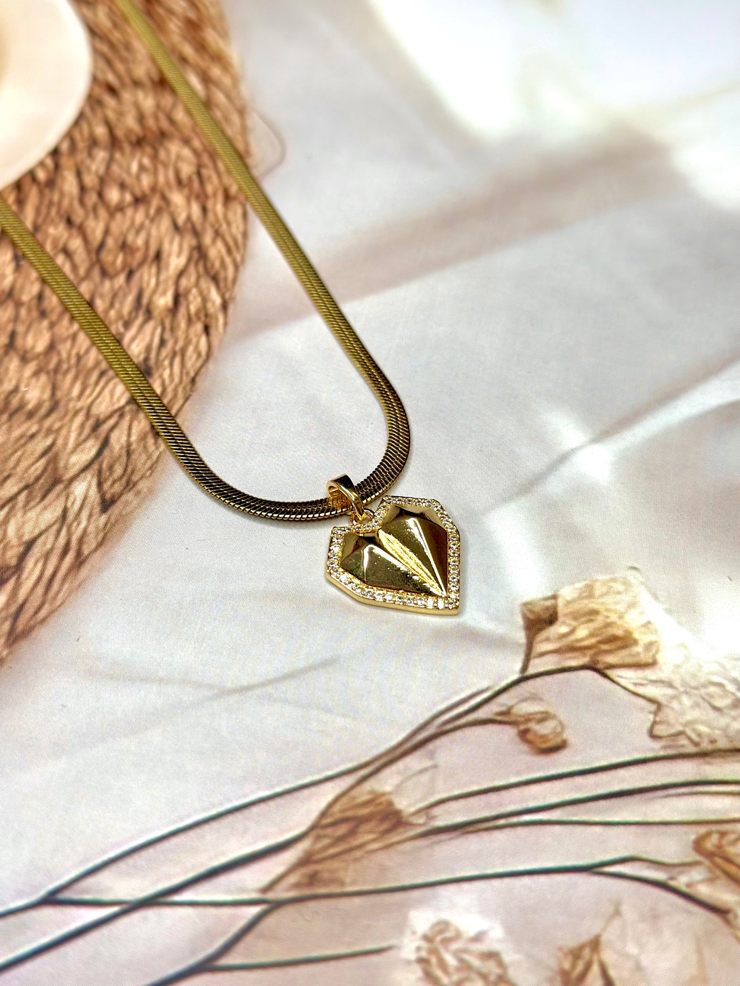 Pinata Heart Necklace
