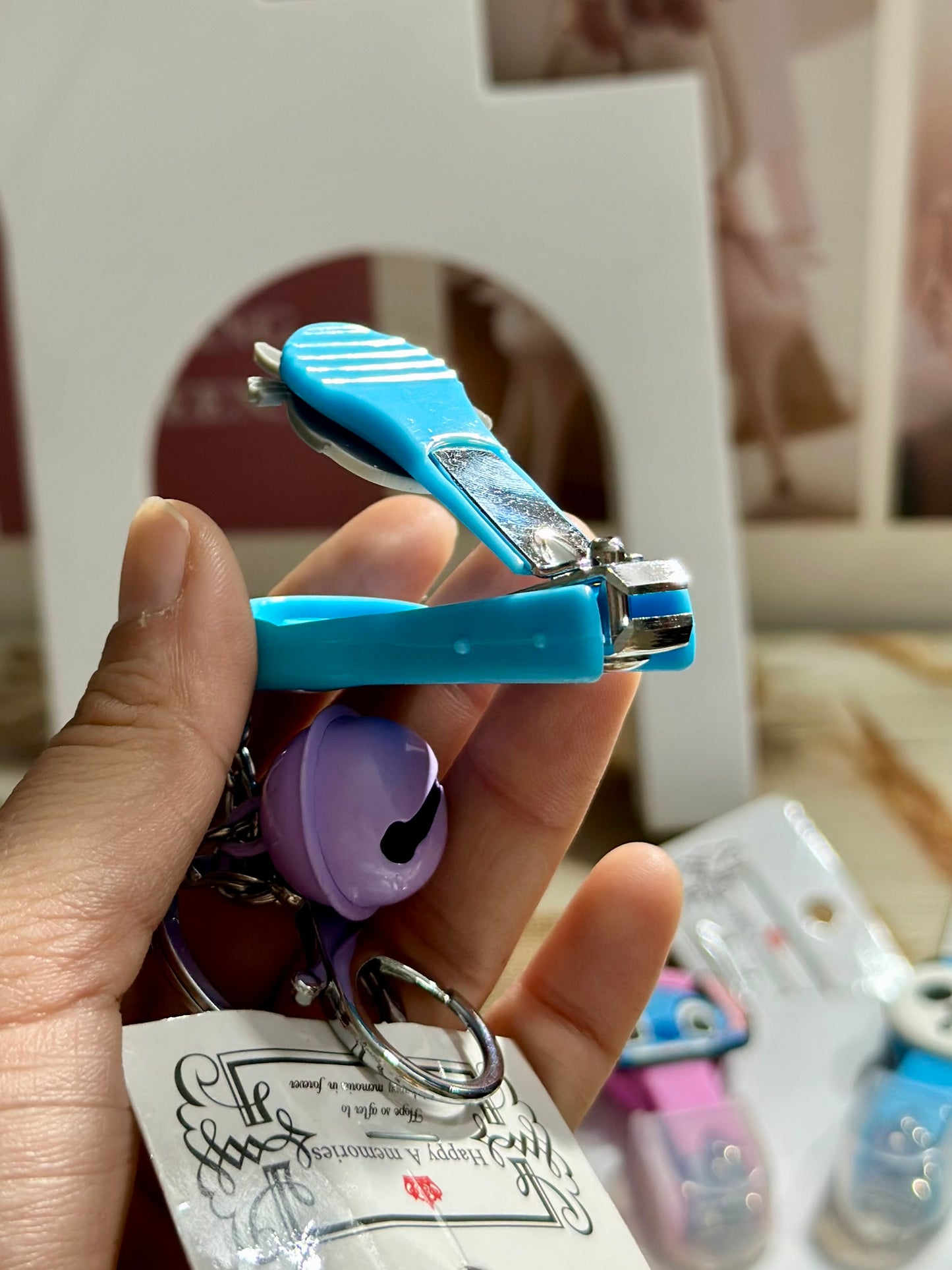 Korean Nail Cutter Keychain
