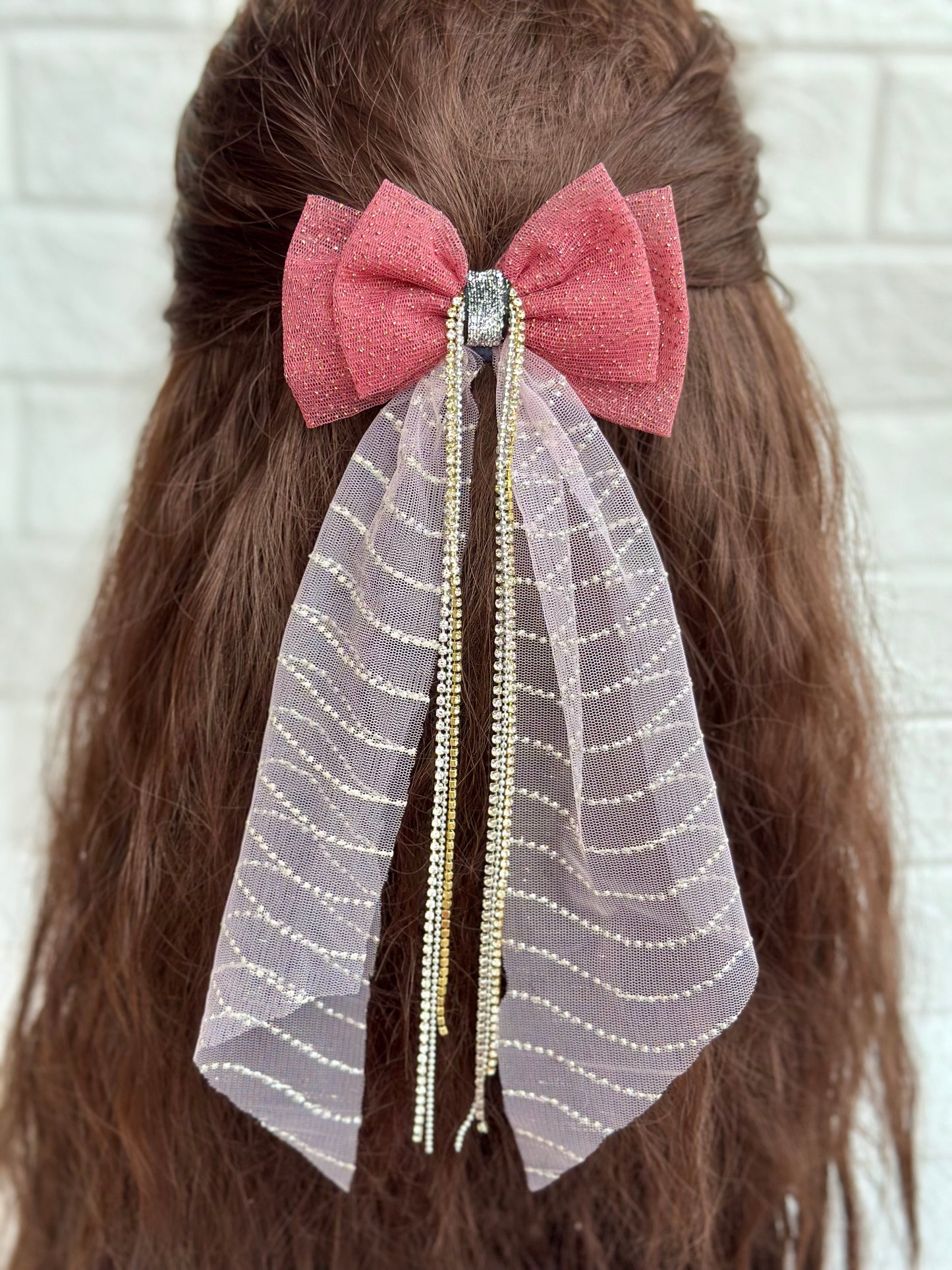 Camila - Rhinestone bow