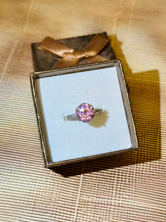Moonlit Blush Ring