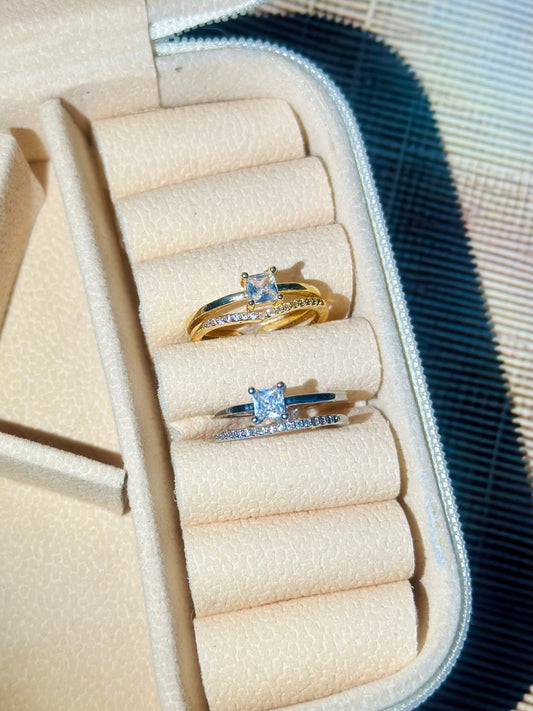 Lizzie Double Band Ring